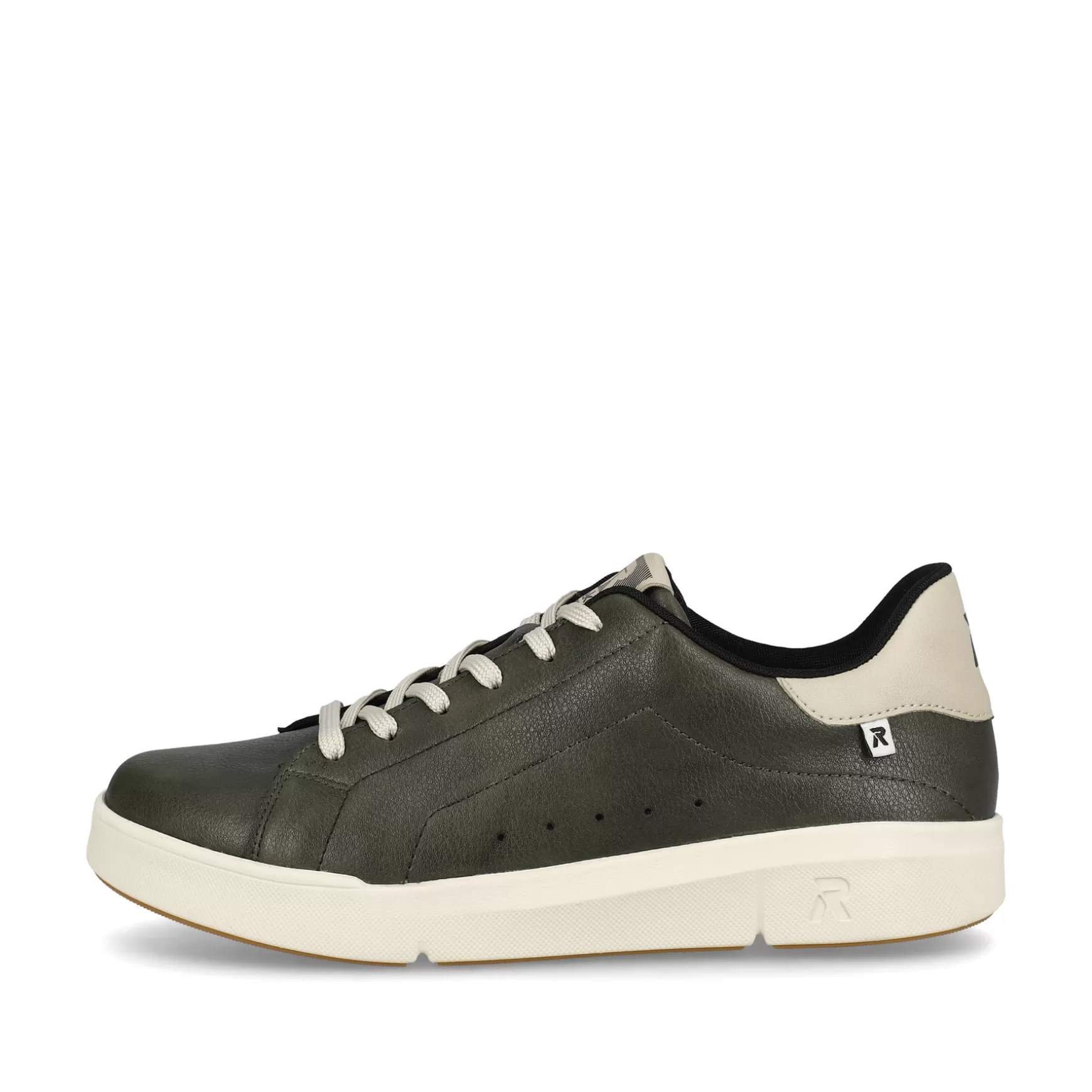 Women'S Sneaker Low Khaki Grey-Rieker Store