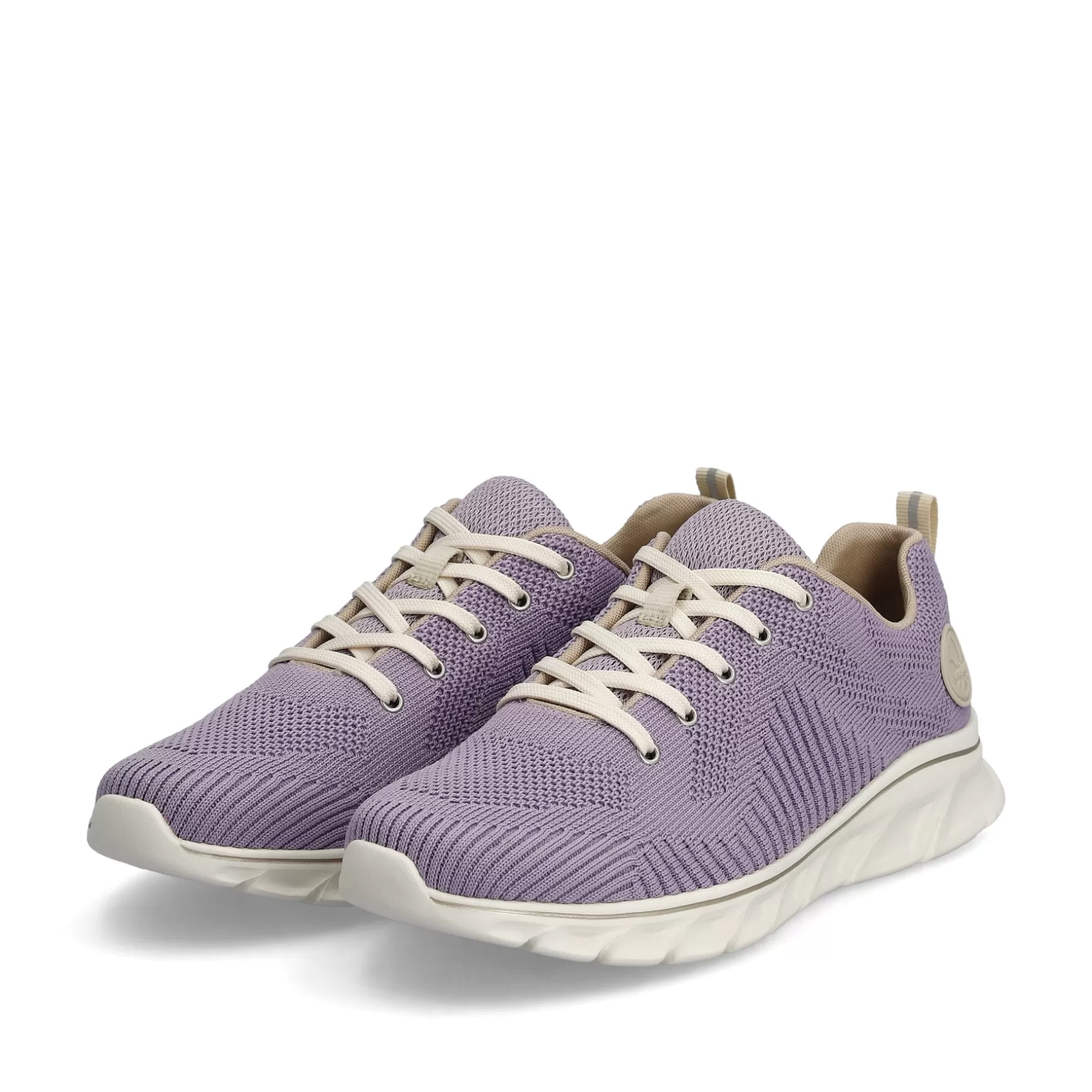 Women'S Sneaker Low Lavender-Rieker Cheap