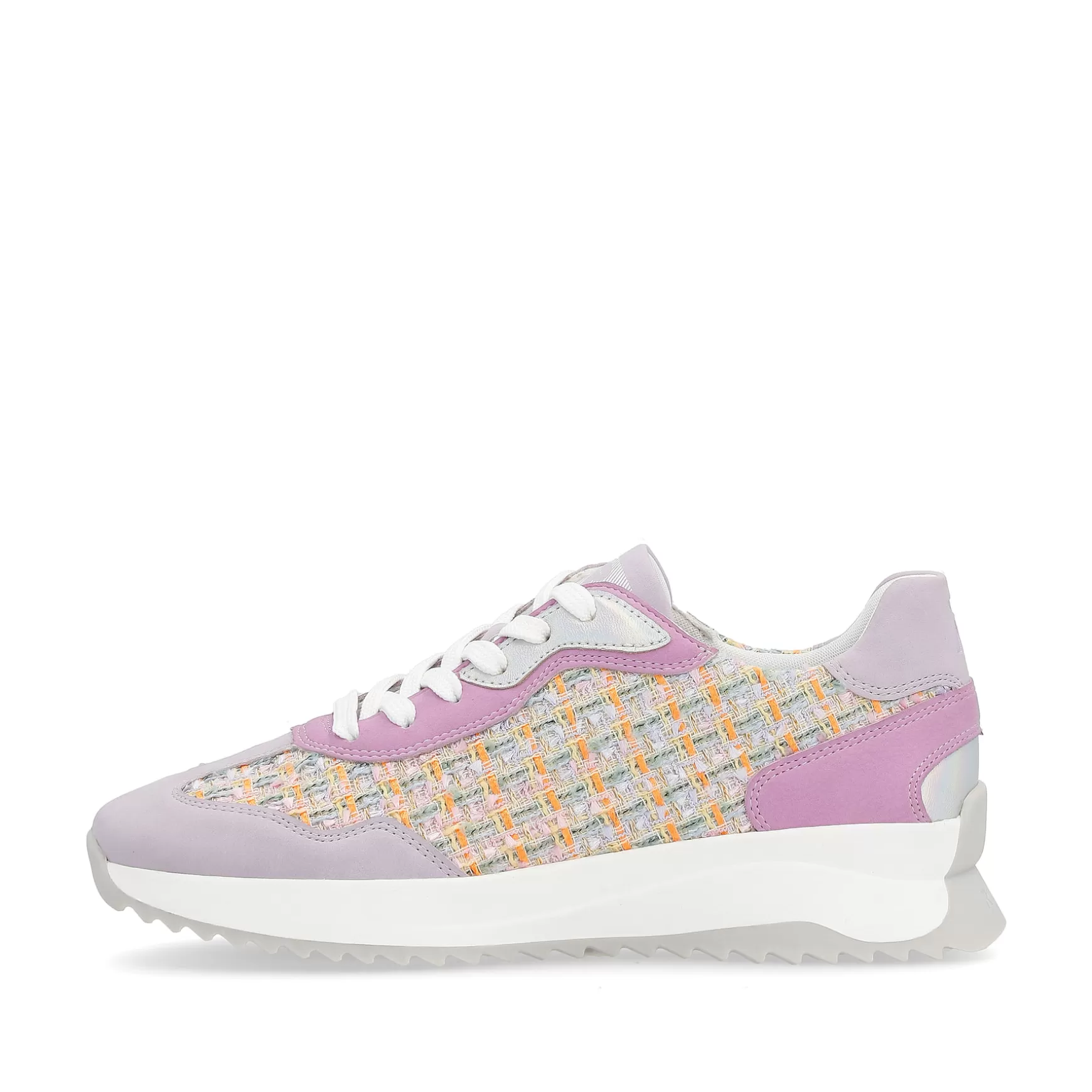 Women'S Sneaker Low Lavender Multi-Rieker Fashion