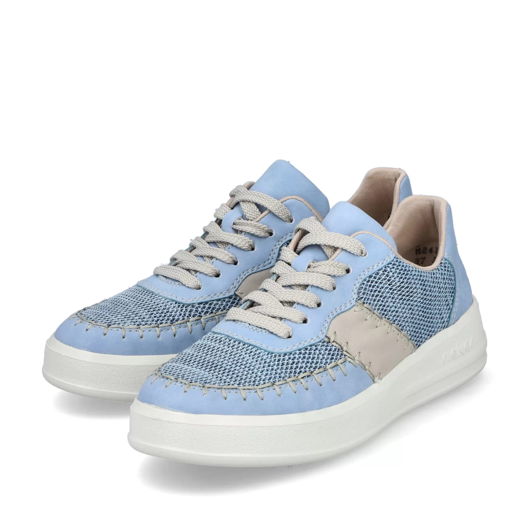 Women'S Sneaker Low Light Blue-Rieker Fashion