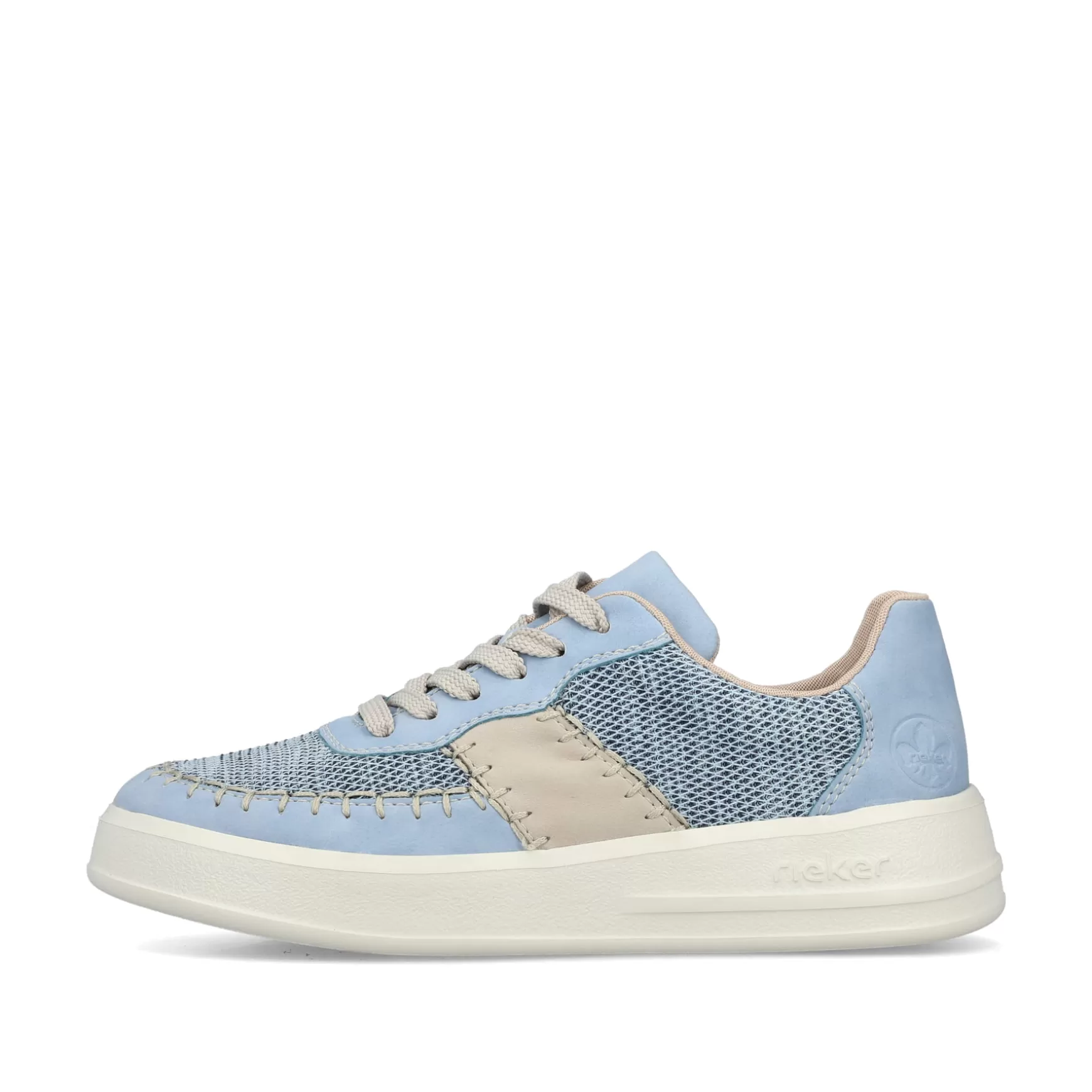 Women'S Sneaker Low Light Blue-Rieker Fashion