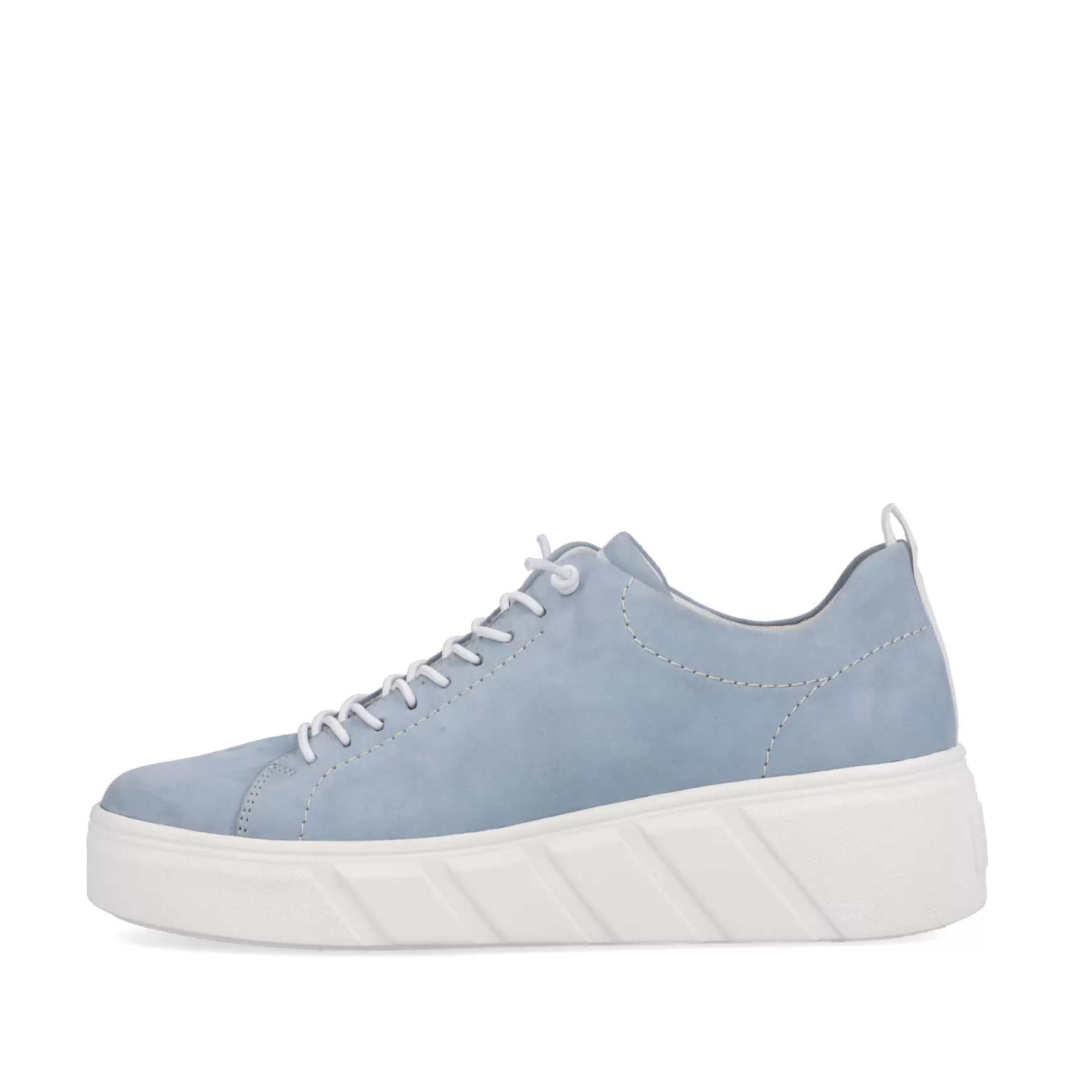 Women'S Sneaker Low Light Summer Blue-Rieker Discount