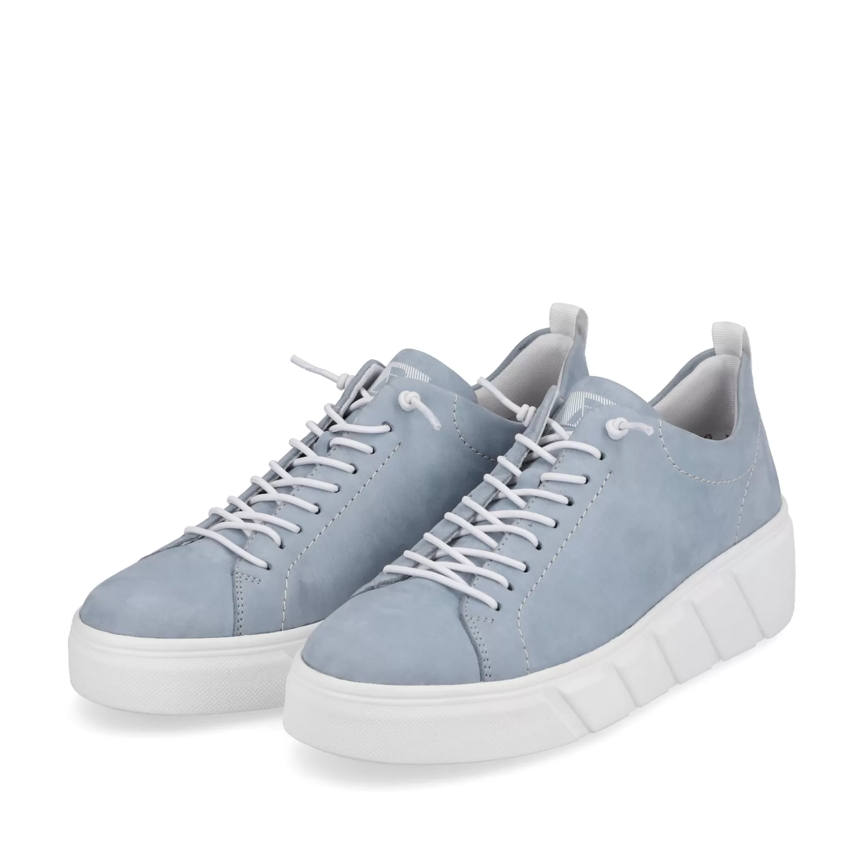 Women'S Sneaker Low Light Summer Blue-Rieker Discount