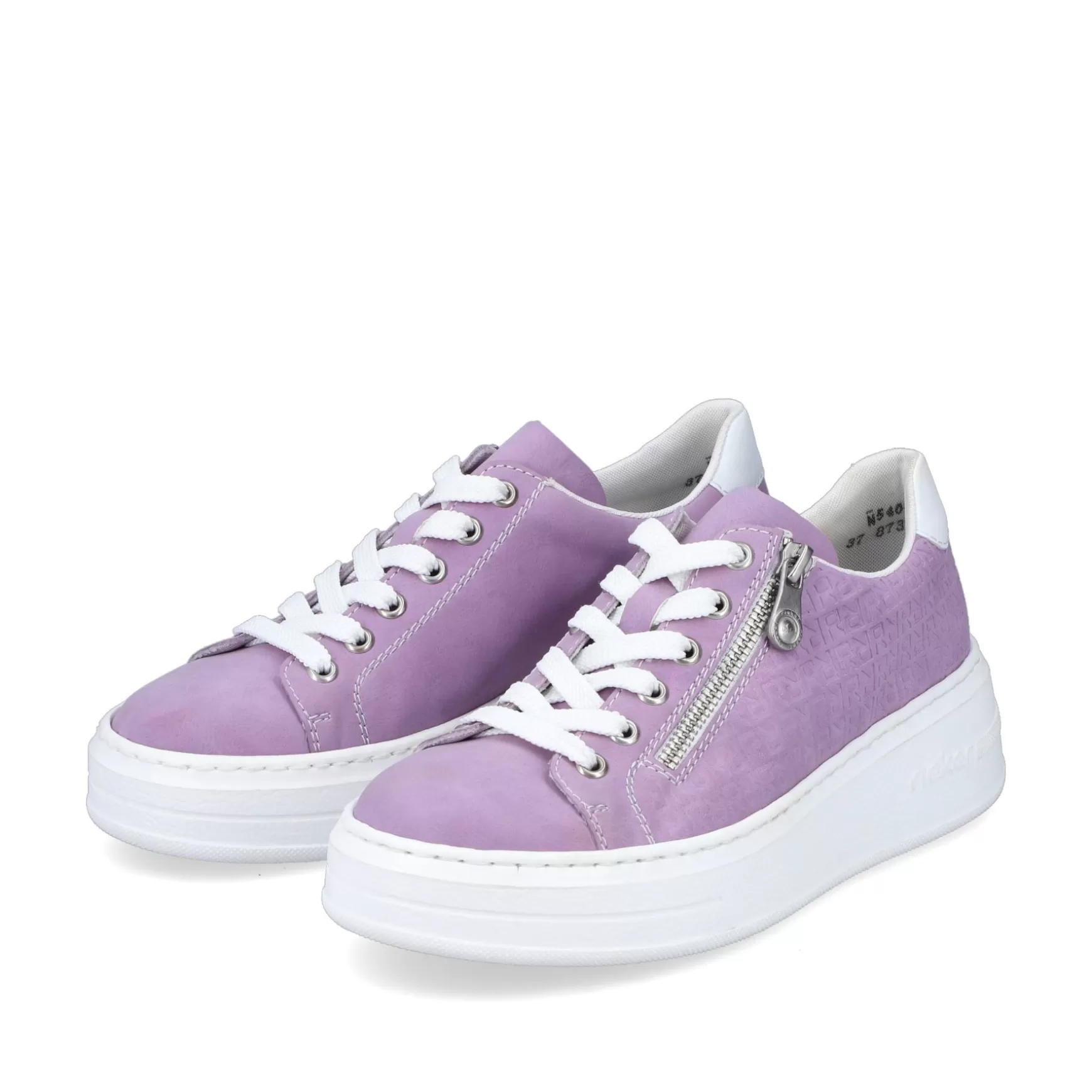 Women'S Sneaker Low Lilac Colors-Rieker Discount