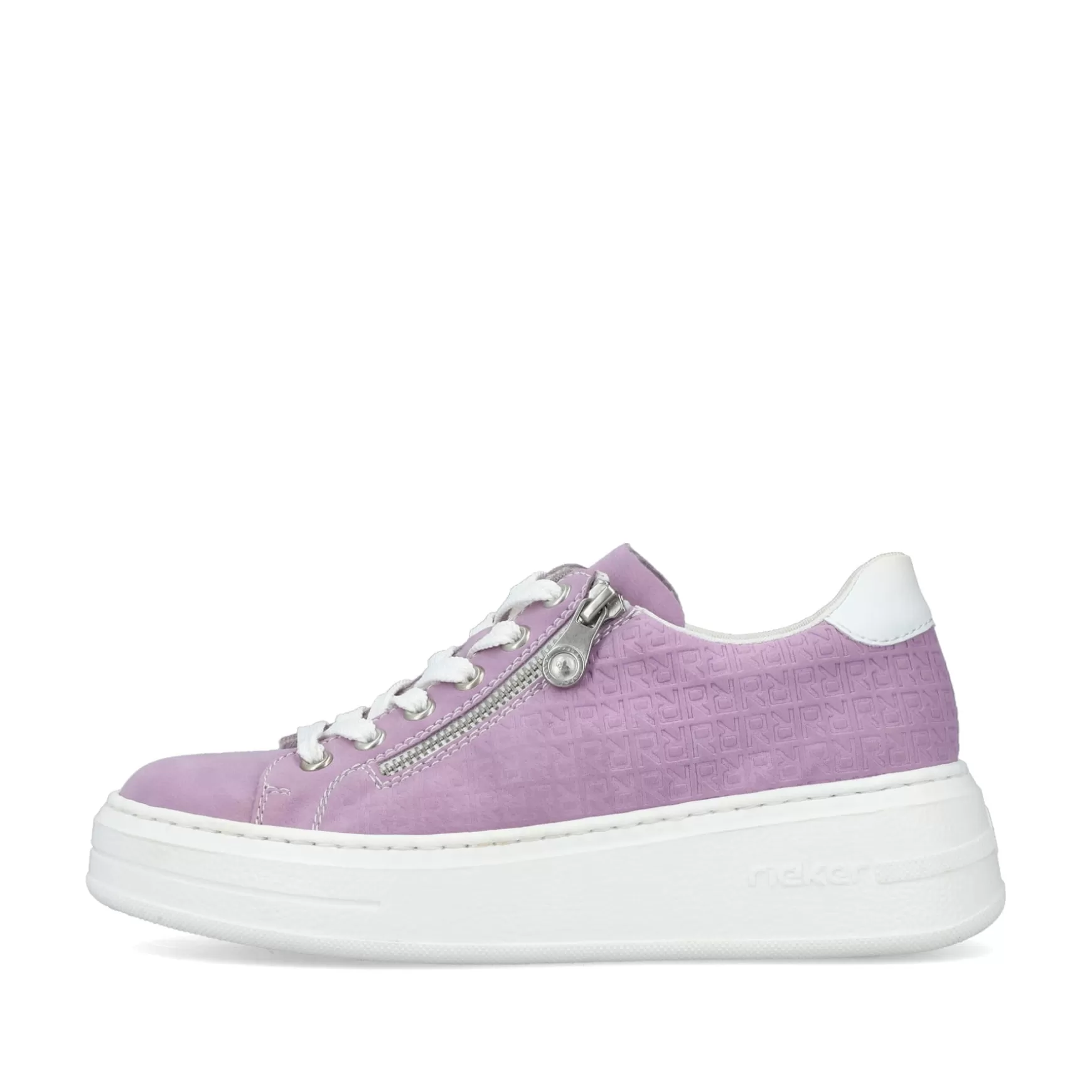 Women'S Sneaker Low Lilac Colors-Rieker Discount