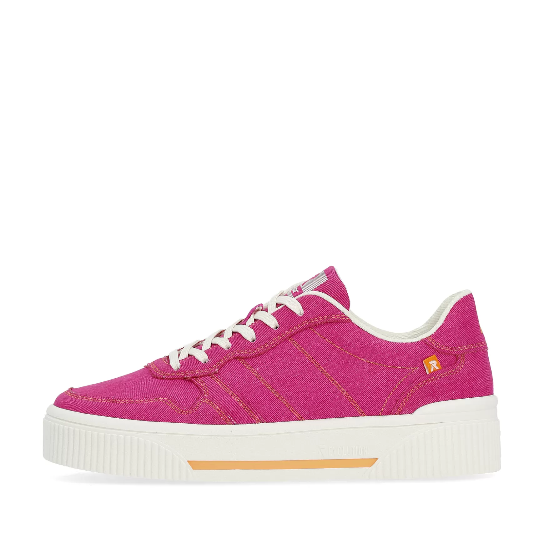 Women'S Sneaker Low Magenta-Rieker Cheap