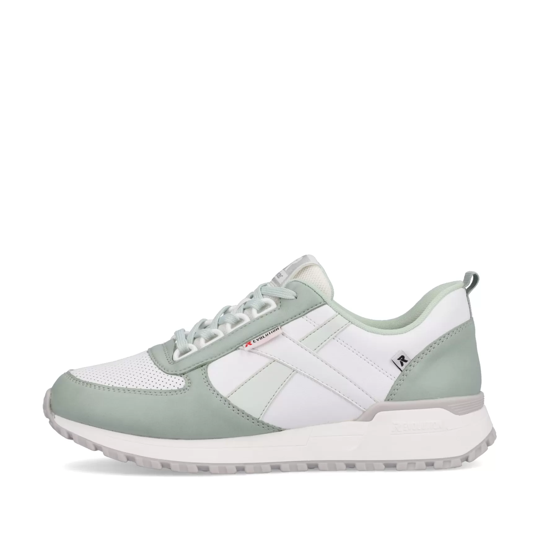 Women'S Sneaker Low Mint-Green Swan-White-Rieker Outlet