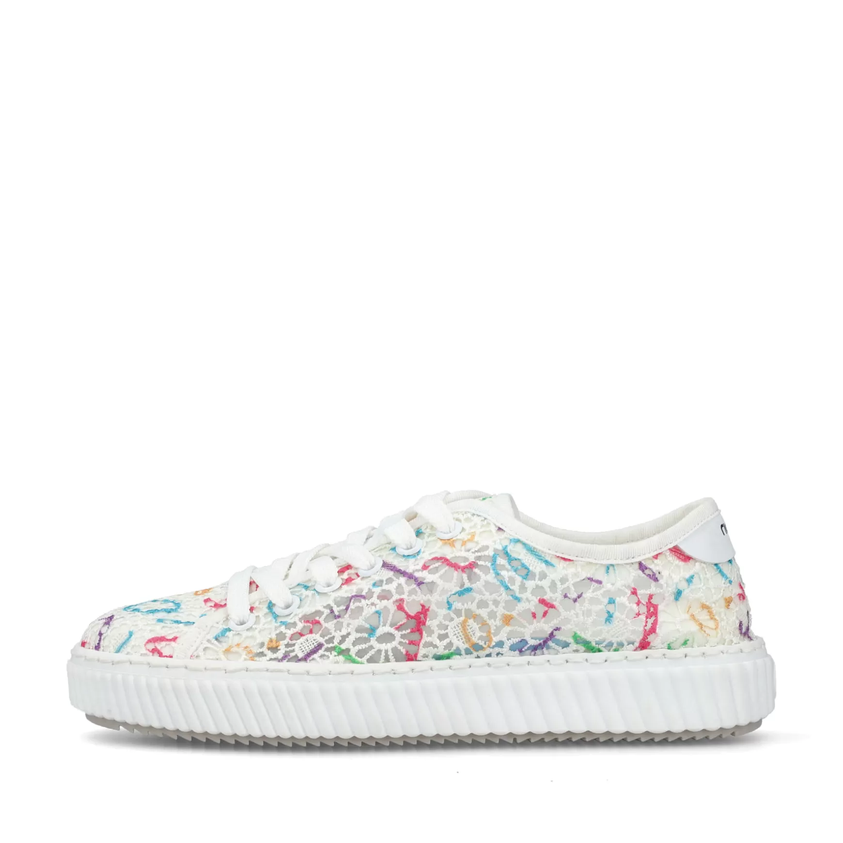 Women'S Sneaker Low Multi-Snow White-Rieker Fashion