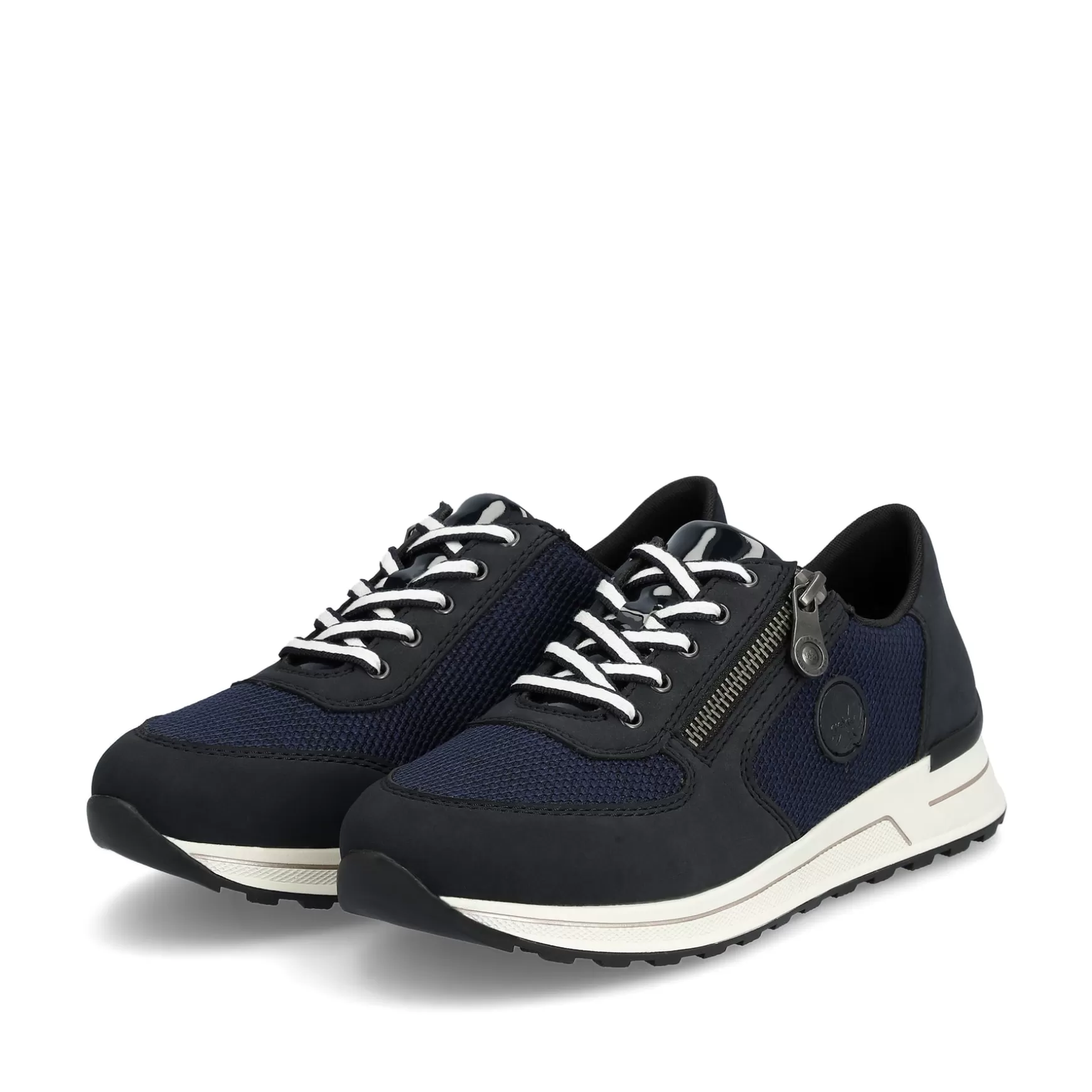 Women'S Sneaker Low Navy Blue-Rieker Clearance