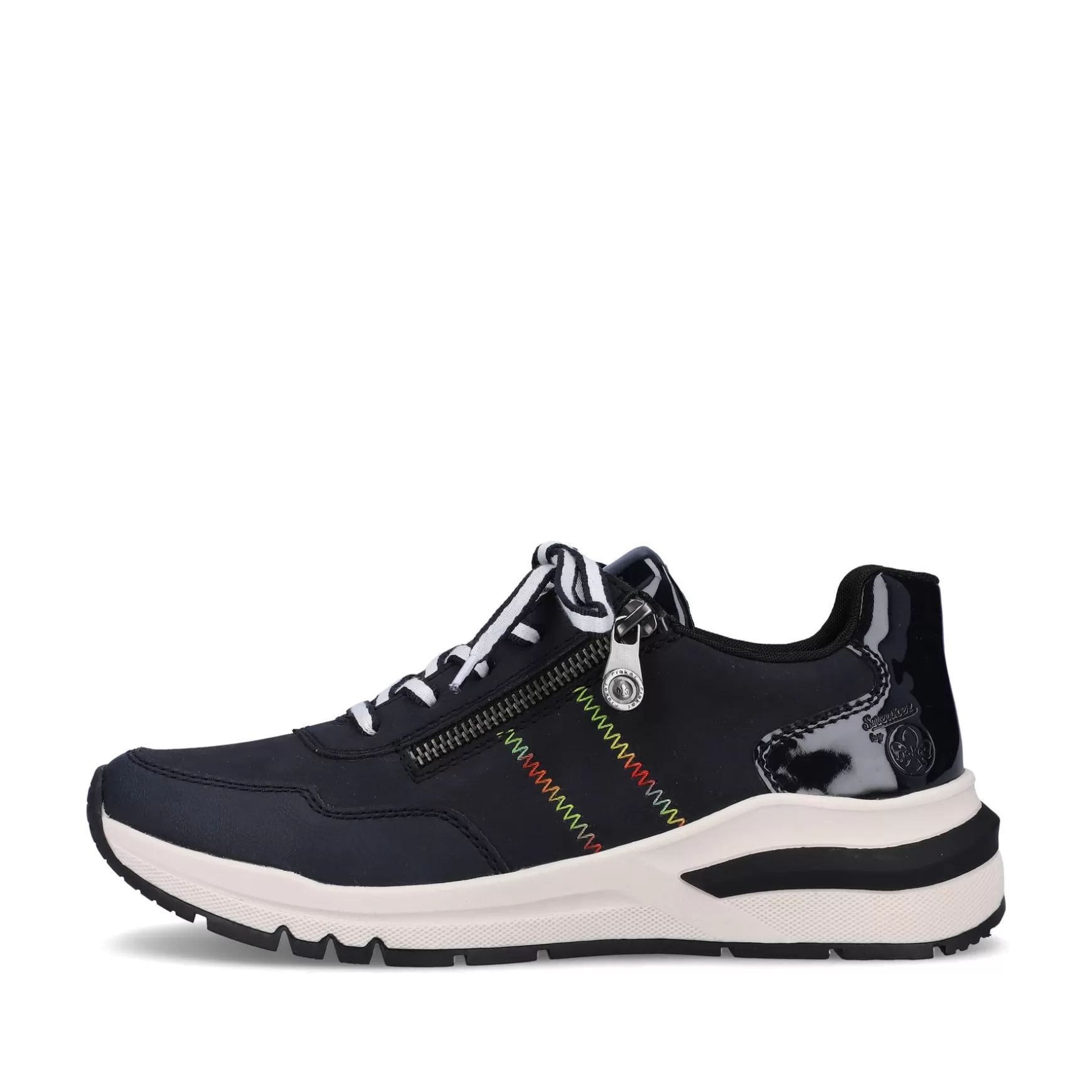 Women'S Sneaker Low Navy Blue-Rieker Best