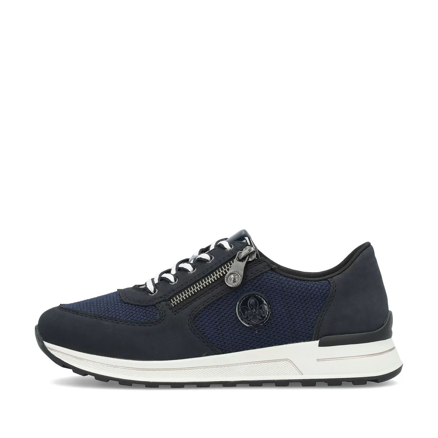 Women'S Sneaker Low Navy Blue-Rieker Clearance