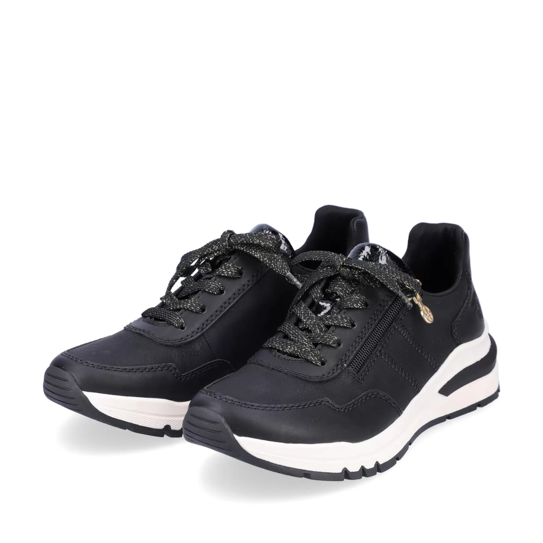 Women'S Sneaker Low Night Black-Rieker Cheap