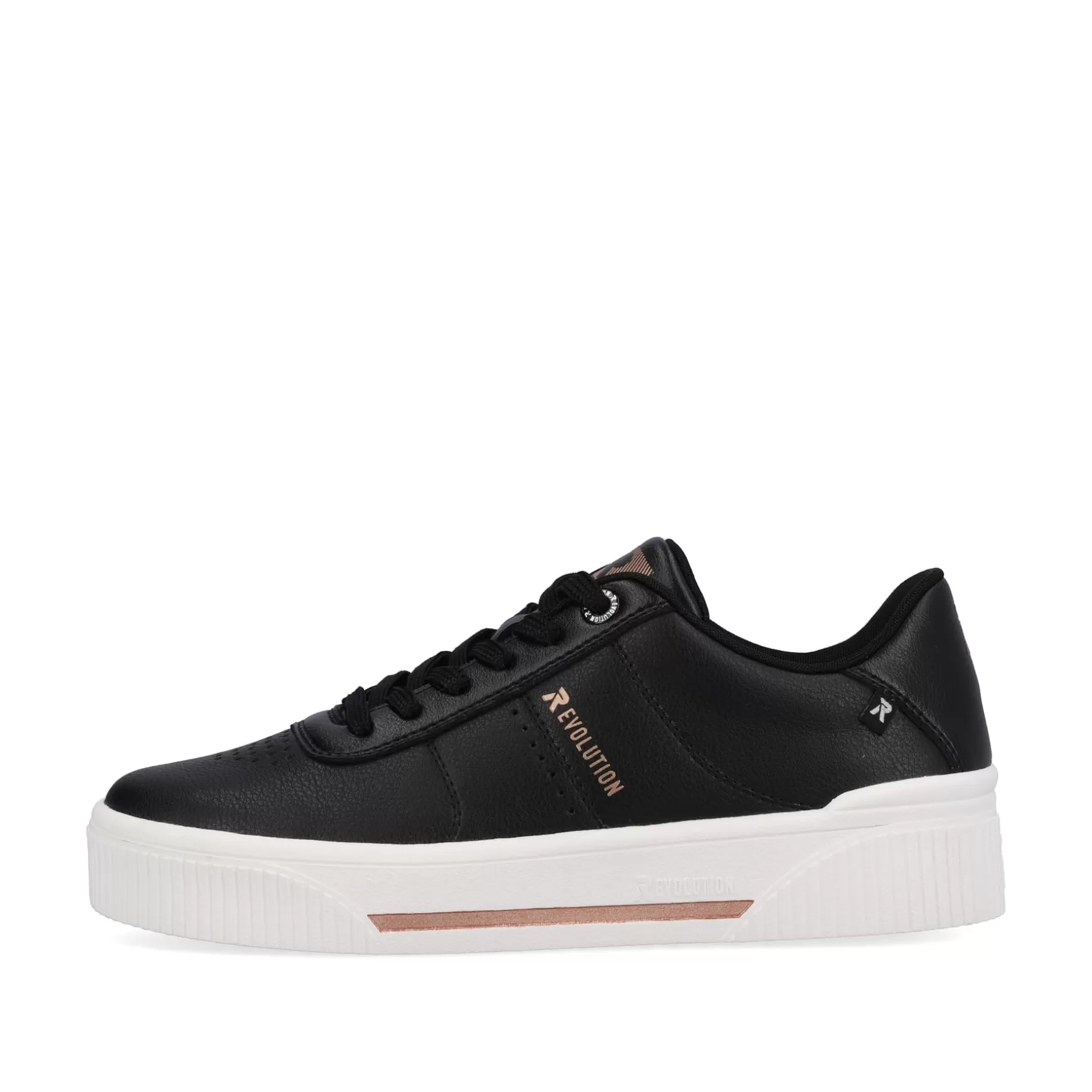 Women'S Sneaker Low Night Black-Rieker Best Sale