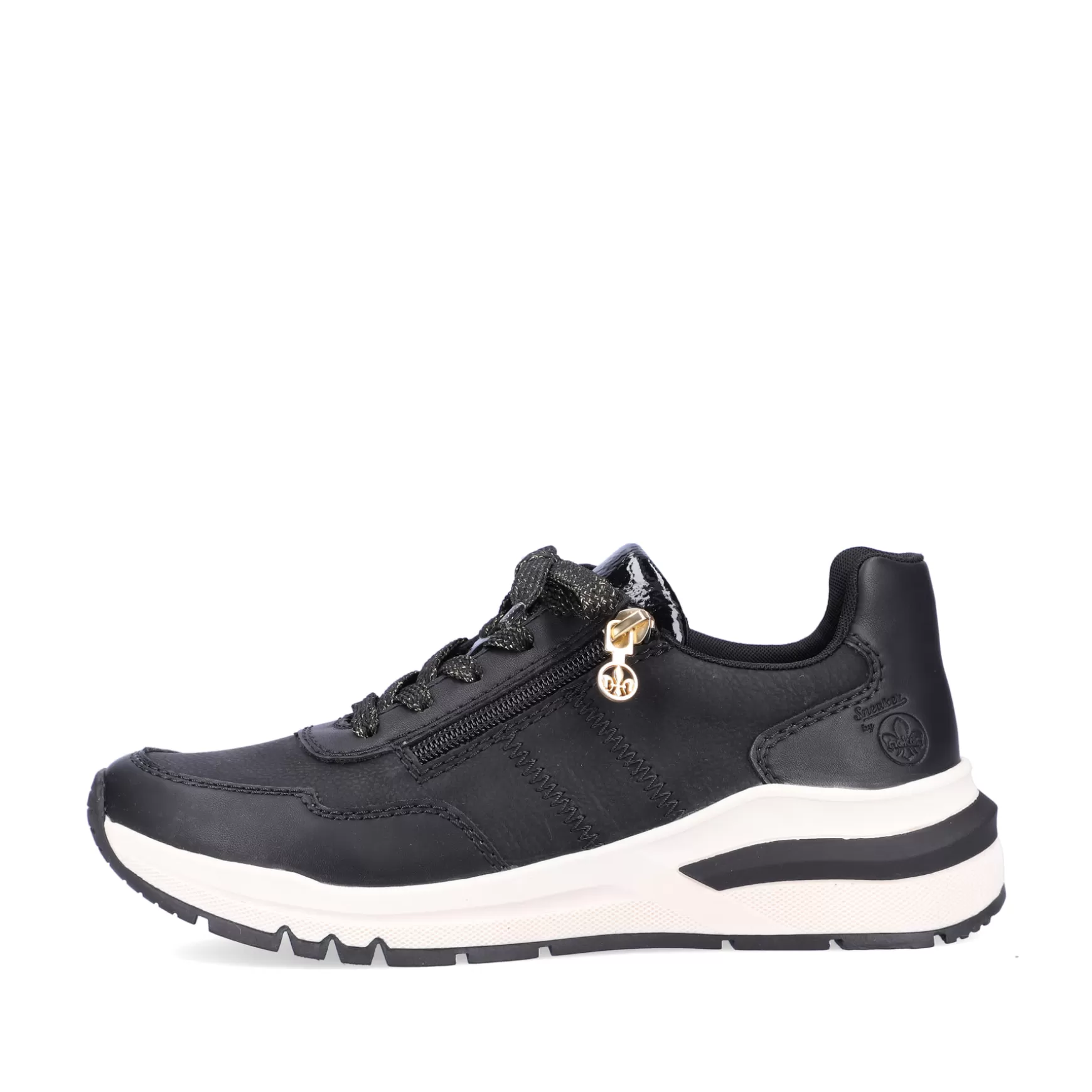 Women'S Sneaker Low Night Black-Rieker Cheap