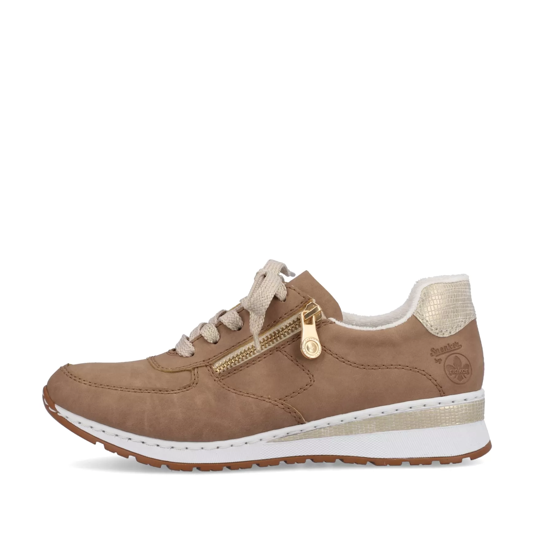 Women'S Sneaker Low Nut Brown-Rieker Fashion