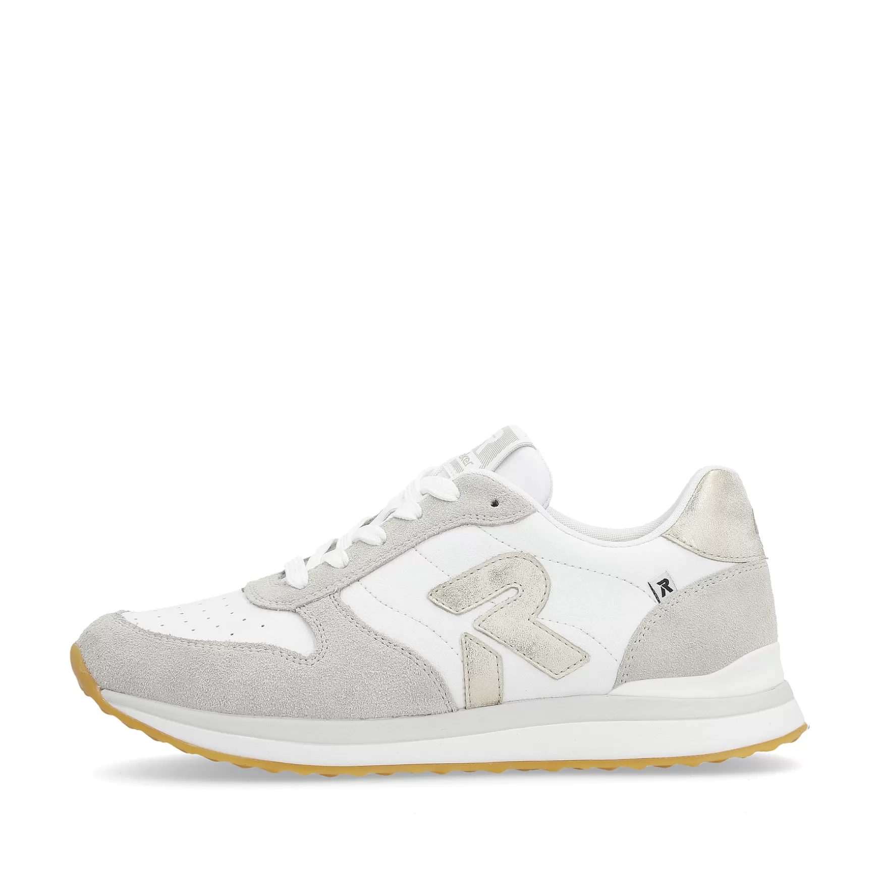 Women'S Sneaker Low Pearl-White Clay-Beige-Rieker Hot