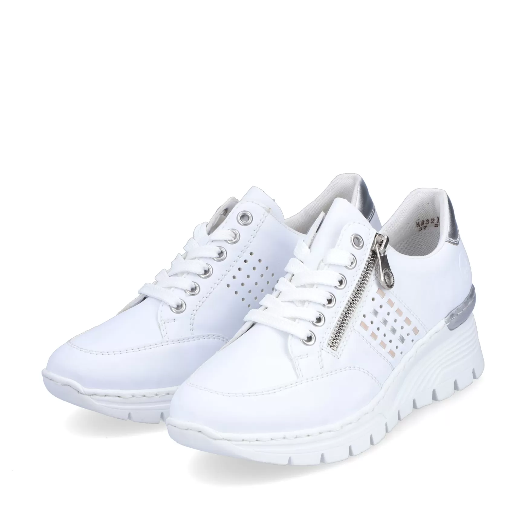 Women'S Sneaker Low Pure White-Rieker Outlet