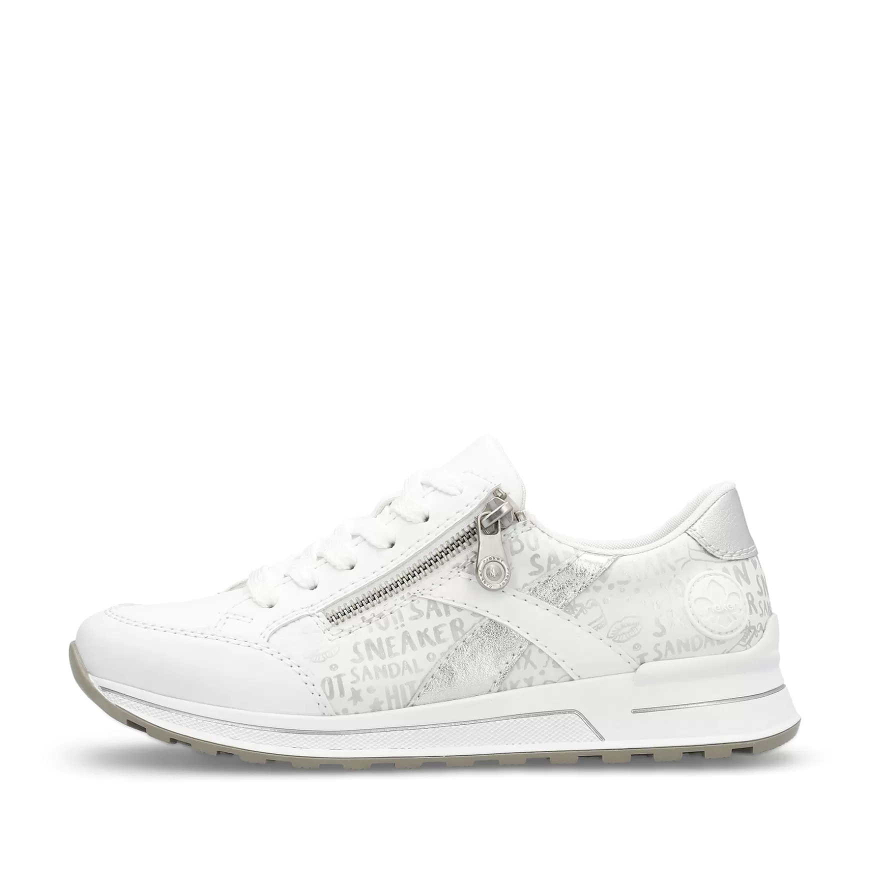 Women'S Sneaker Low Pure White-Rieker Sale