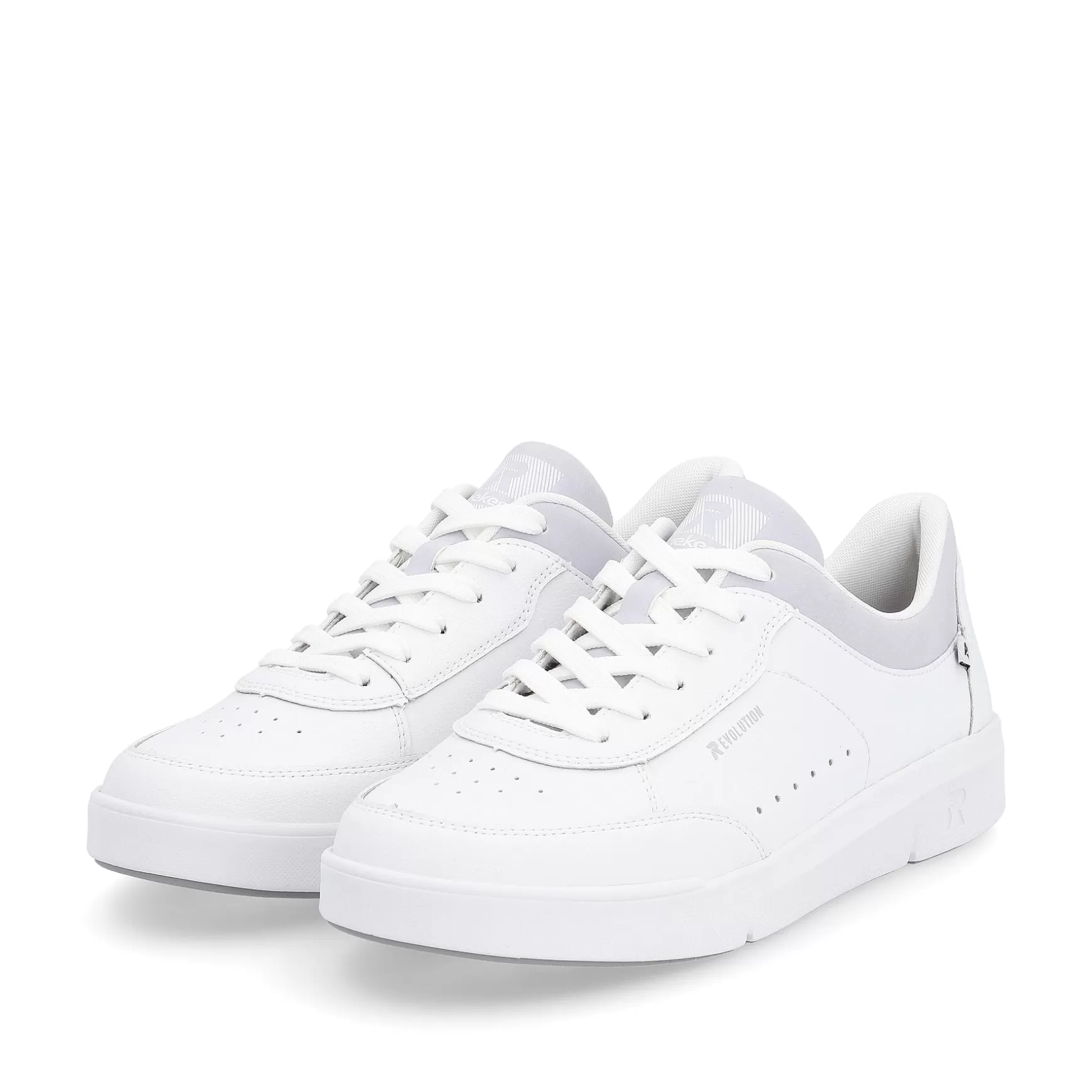 Women'S Sneaker Low Quartz-White Light-Grey-Rieker Clearance