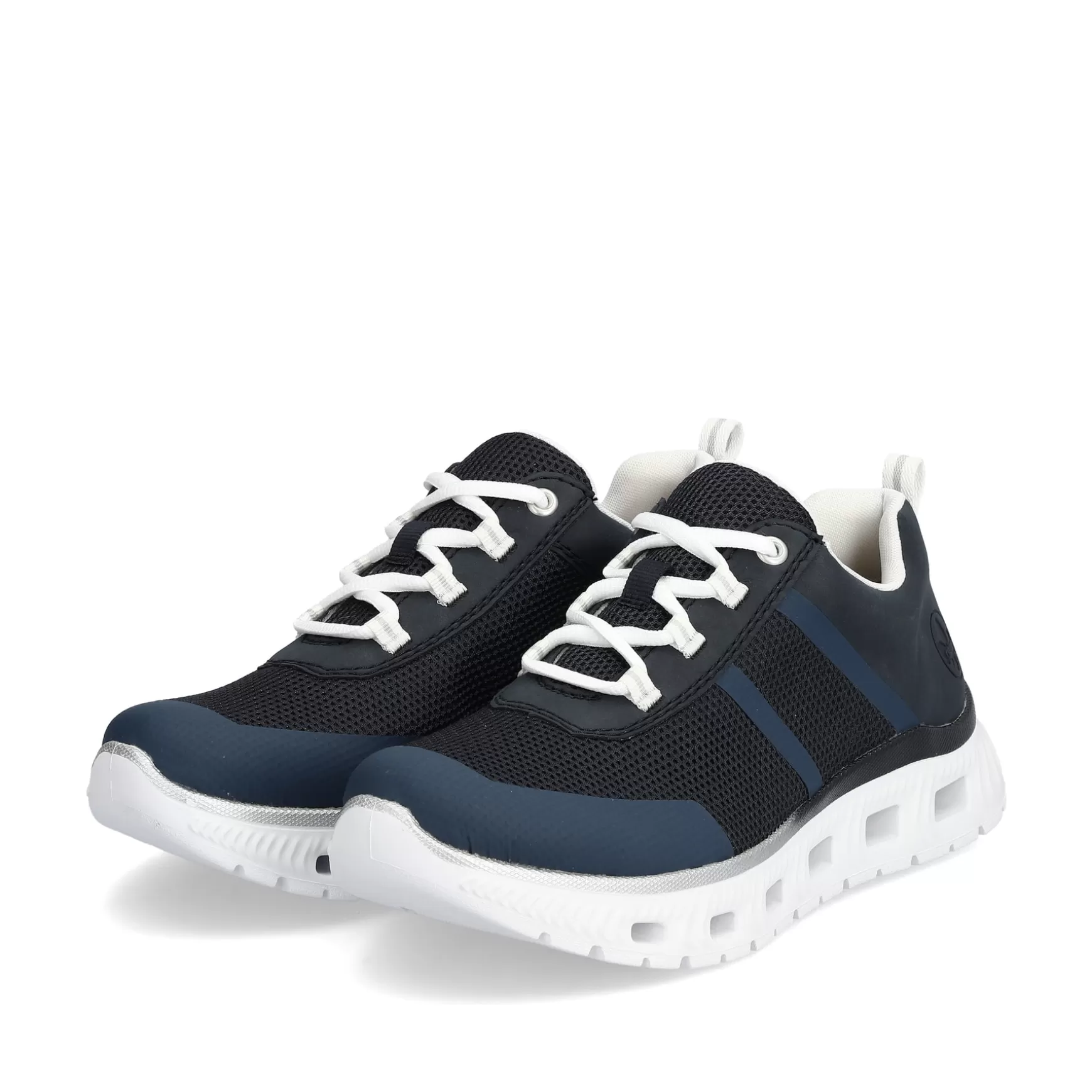 Women'S Sneaker Low Steel Blue-Rieker Flash Sale