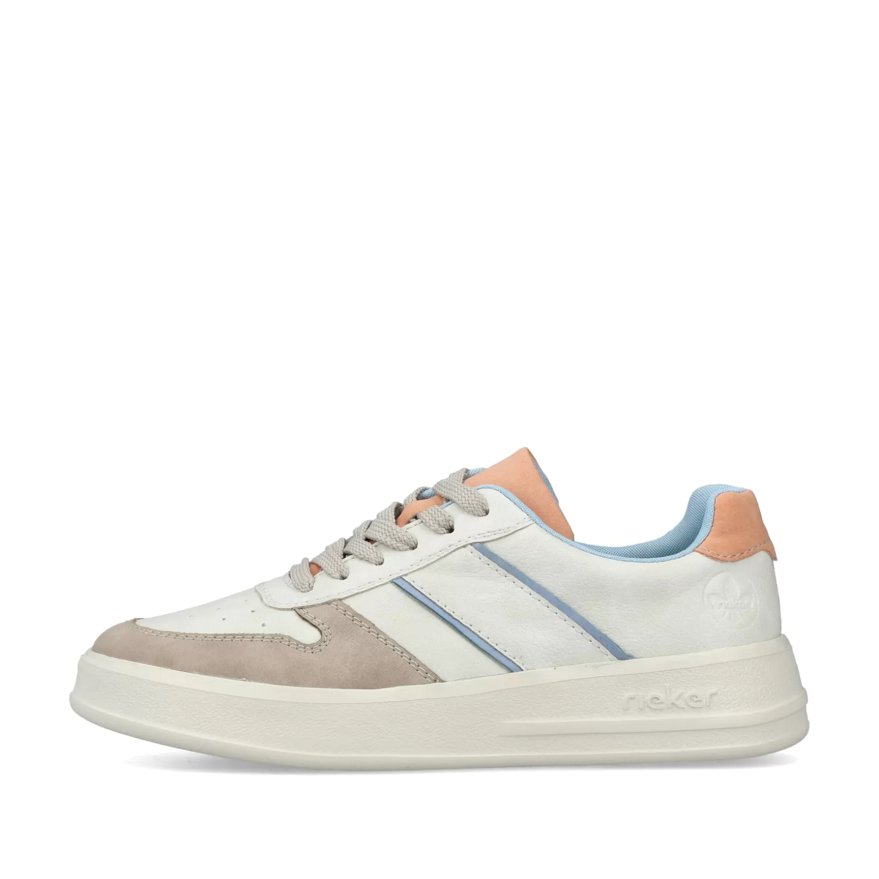 Women'S Sneaker Low Swan White-Rieker Flash Sale