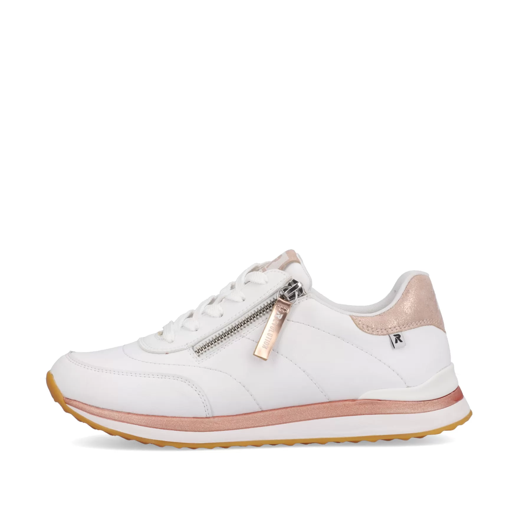 Women'S Sneaker Low Swan-White Rose-Rieker Outlet