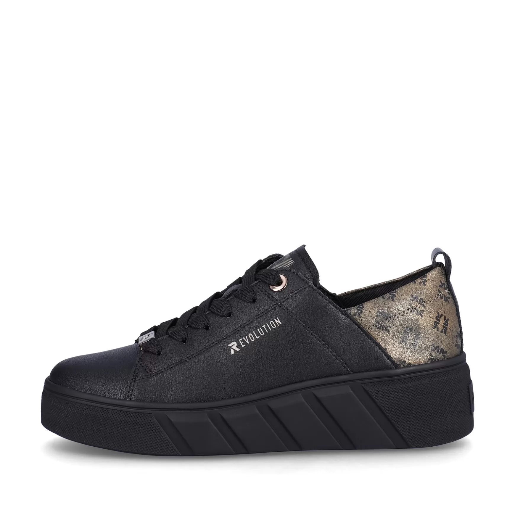 Women'S Sneaker Low Urban Black-Rieker Best Sale