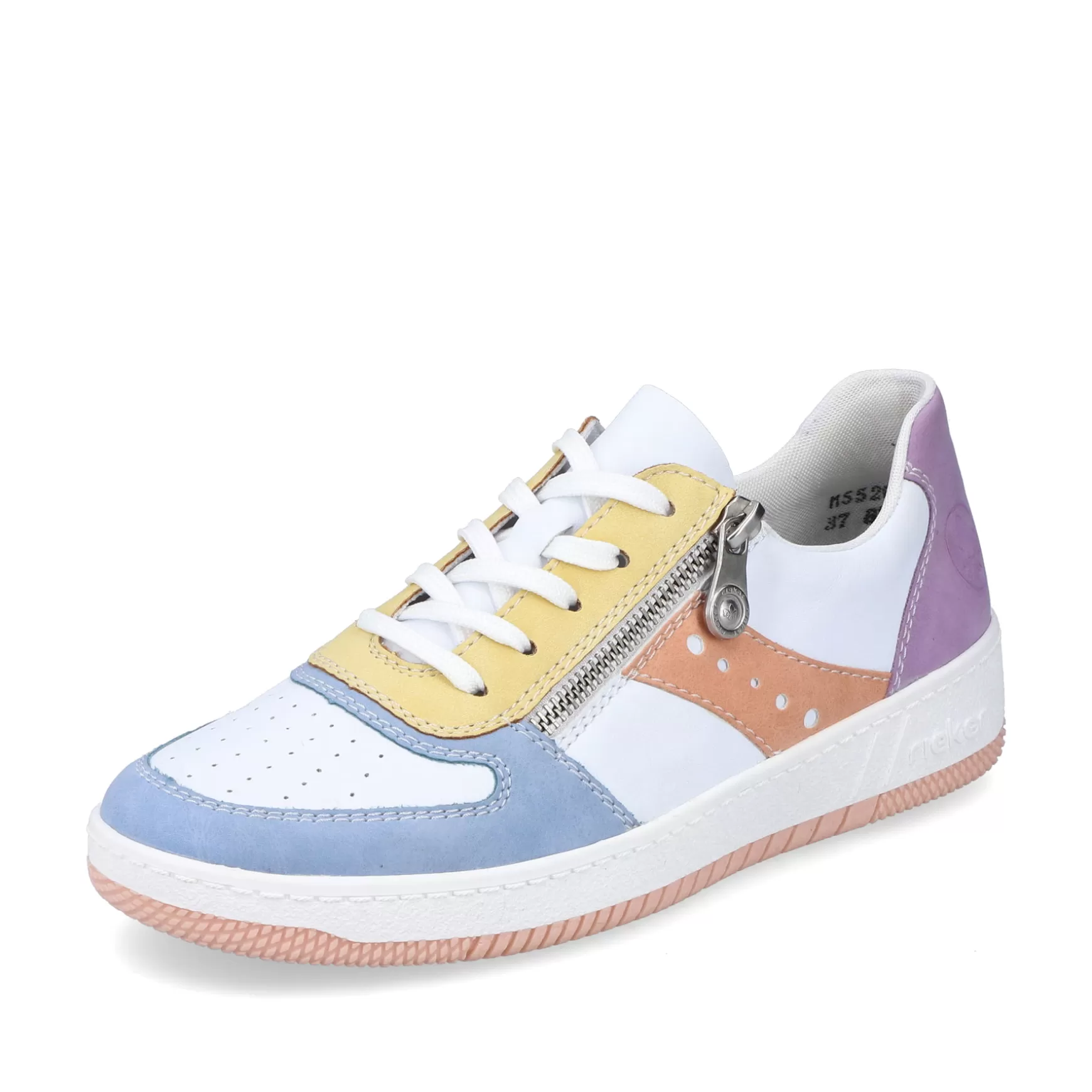 Women'S Sneaker Low White-Colorful-Rieker Cheap