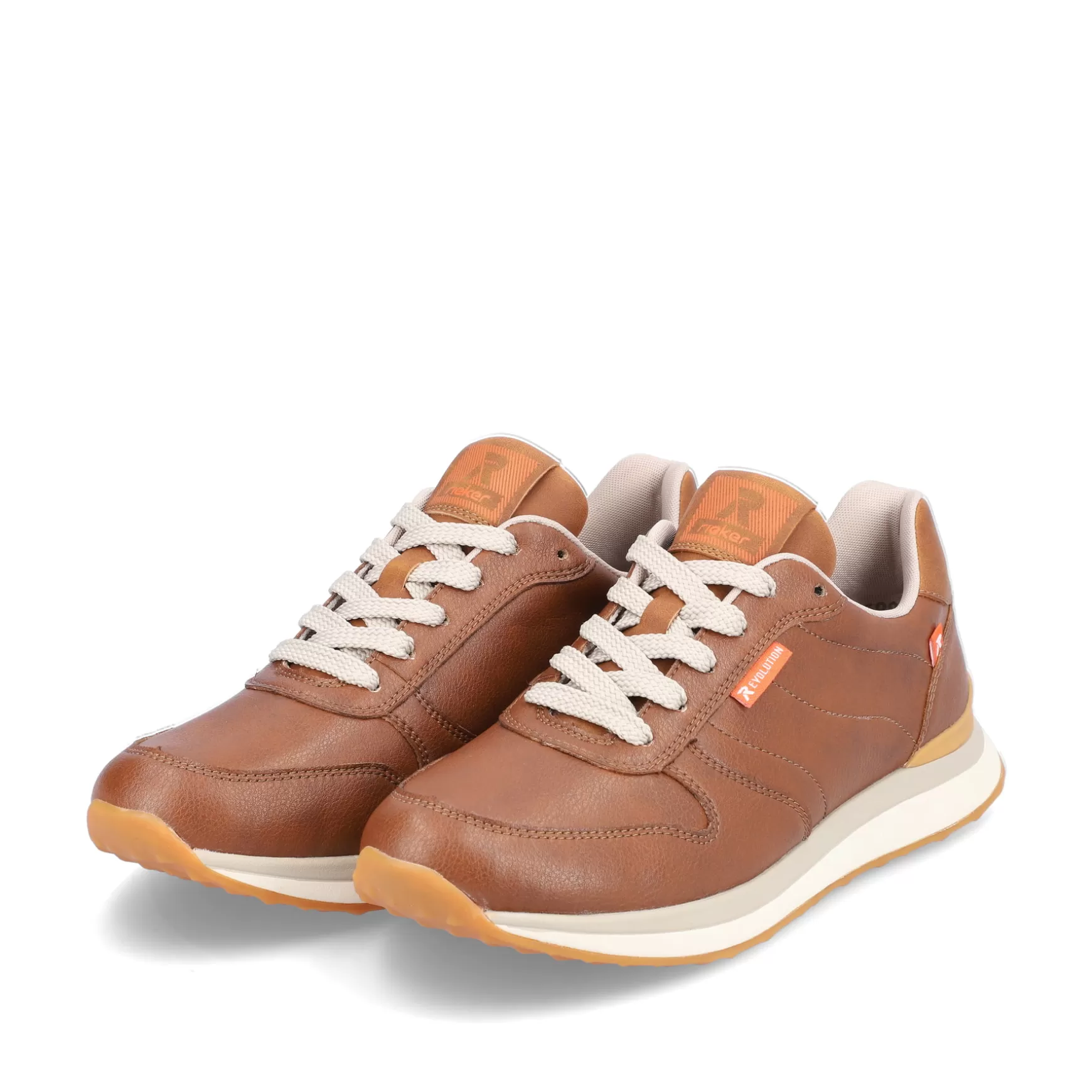 Women'S Sneaker Low Wood Brown-Rieker Best Sale