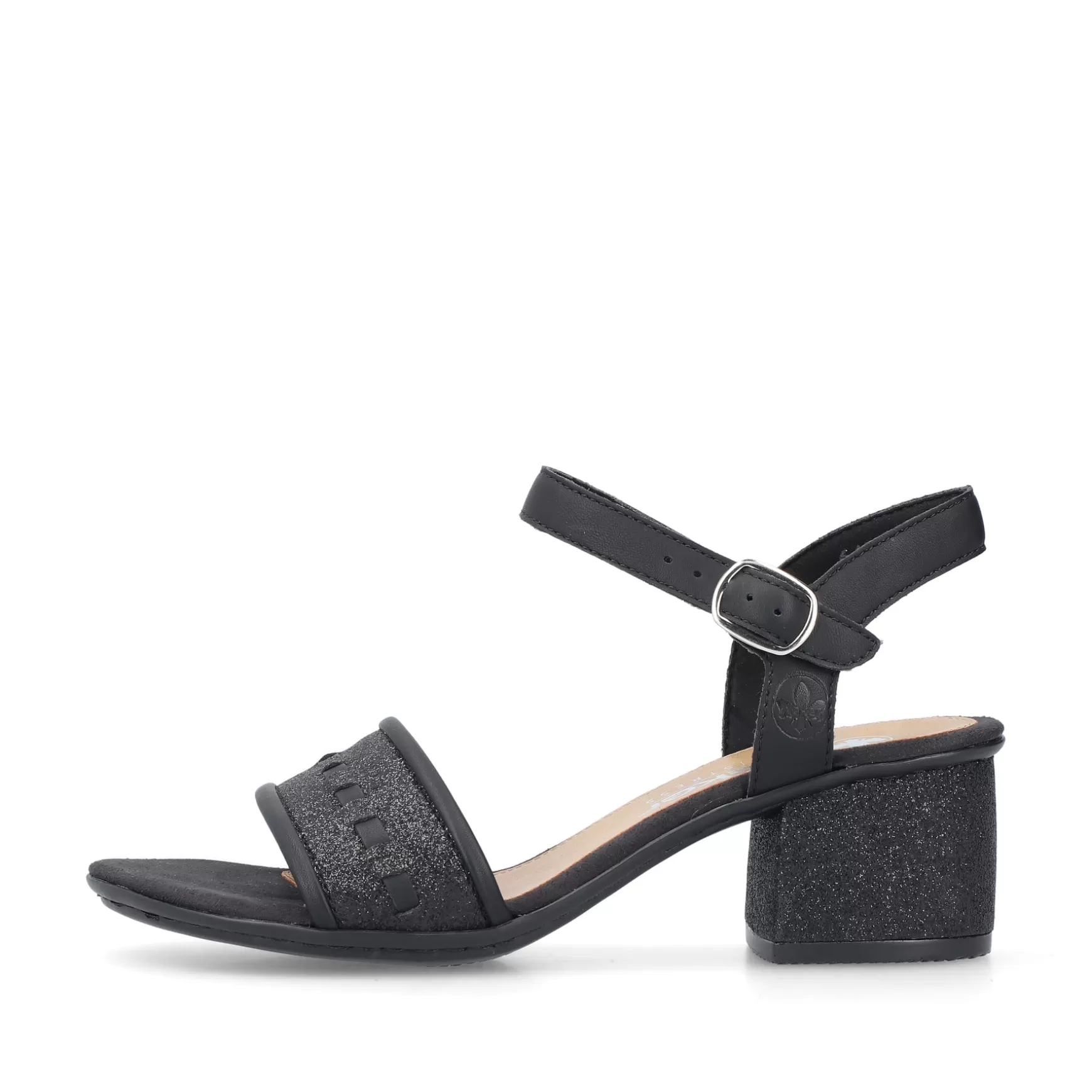 Women'S Strappy Sandals Asphalt Black-Rieker Outlet