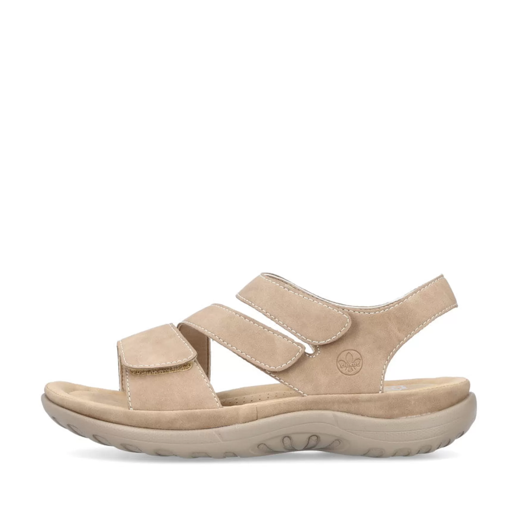 Women'S Strappy Sandals Beige-Rieker Sale