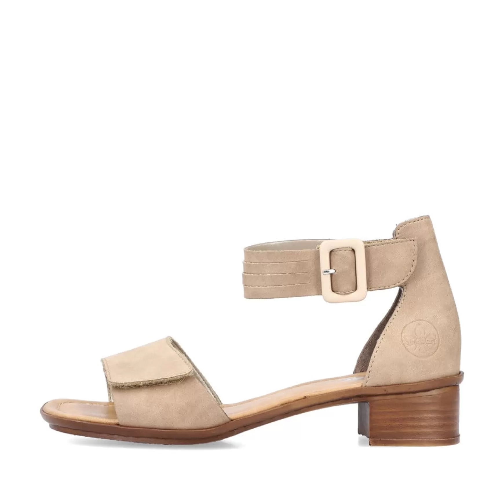 Women'S Strappy Sandals Beige-Rieker Sale