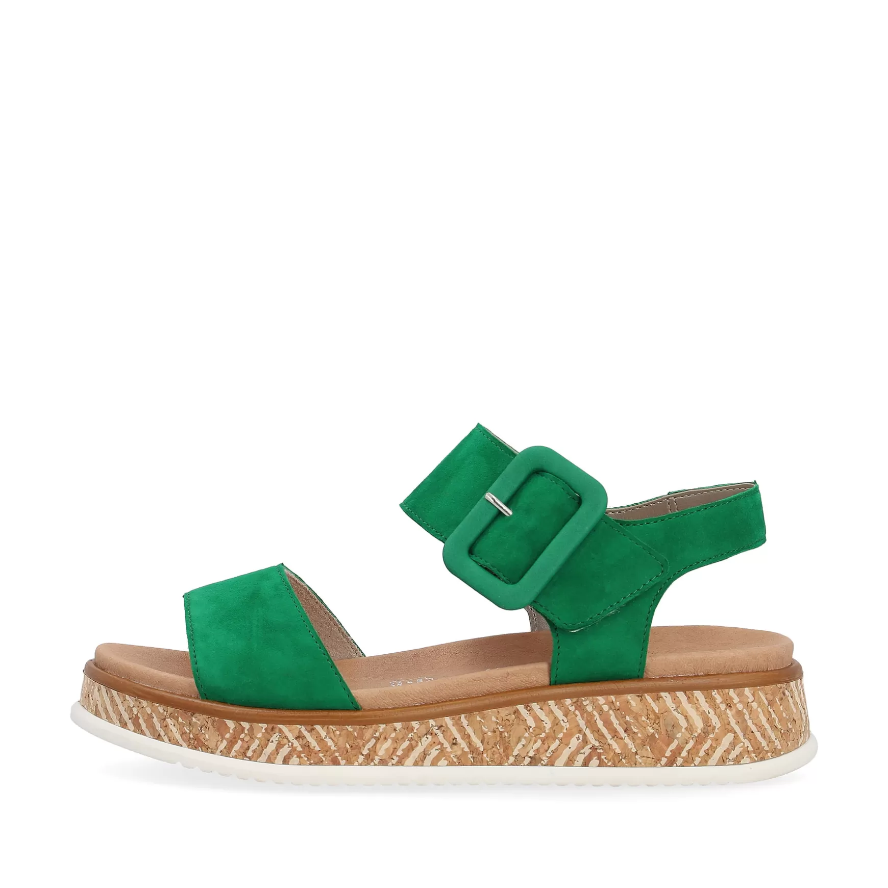 Women'S Strappy Sandals Emerald Green-Rieker Flash Sale