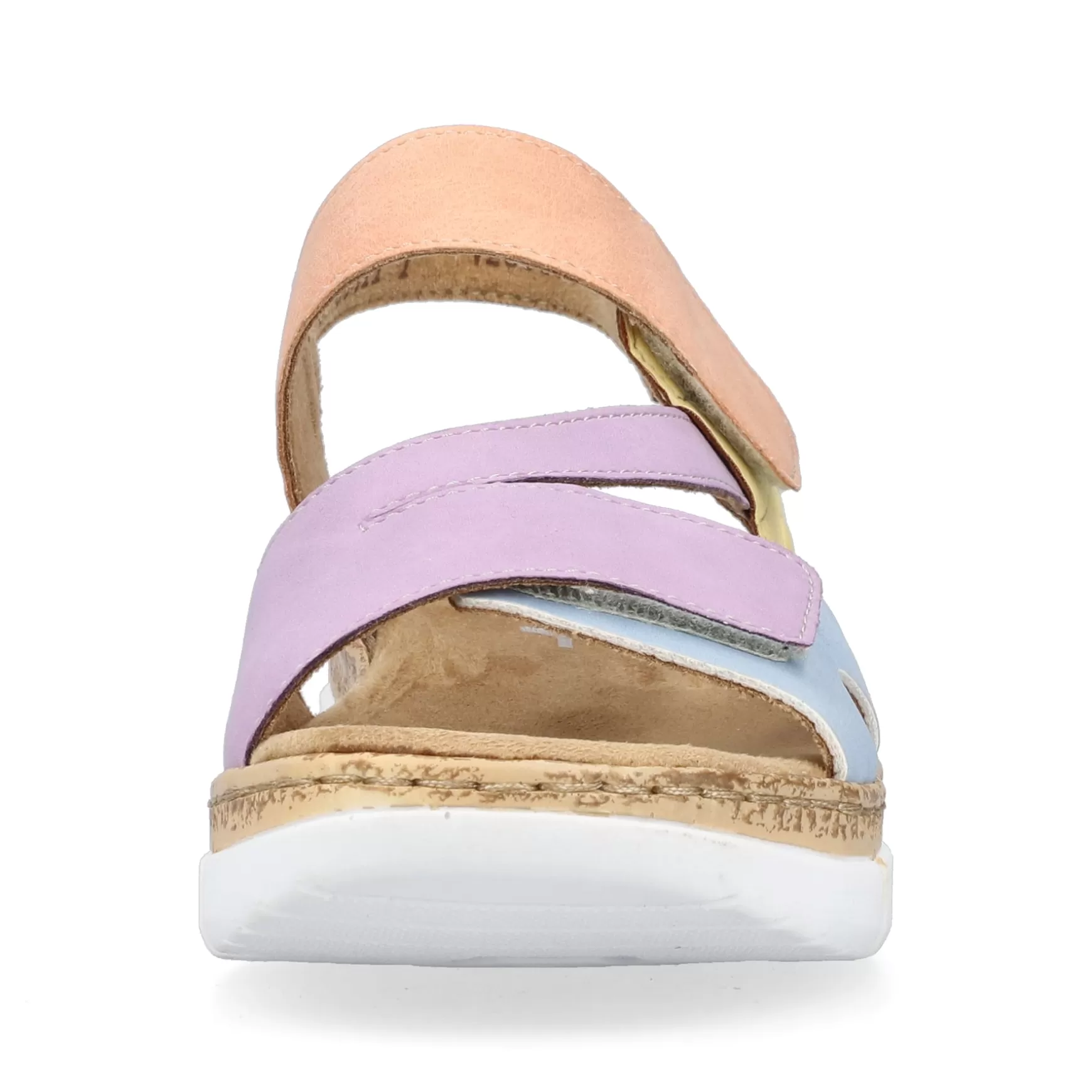 Women'S Strappy Sandals In Pastel Colors-Rieker Clearance