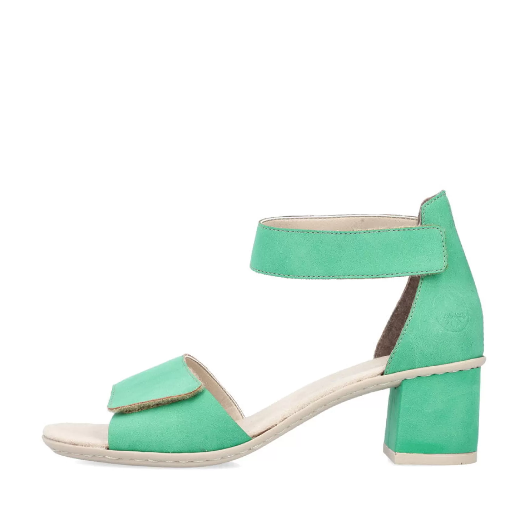 Women'S Strappy Sandals Leaf Green-Rieker Discount