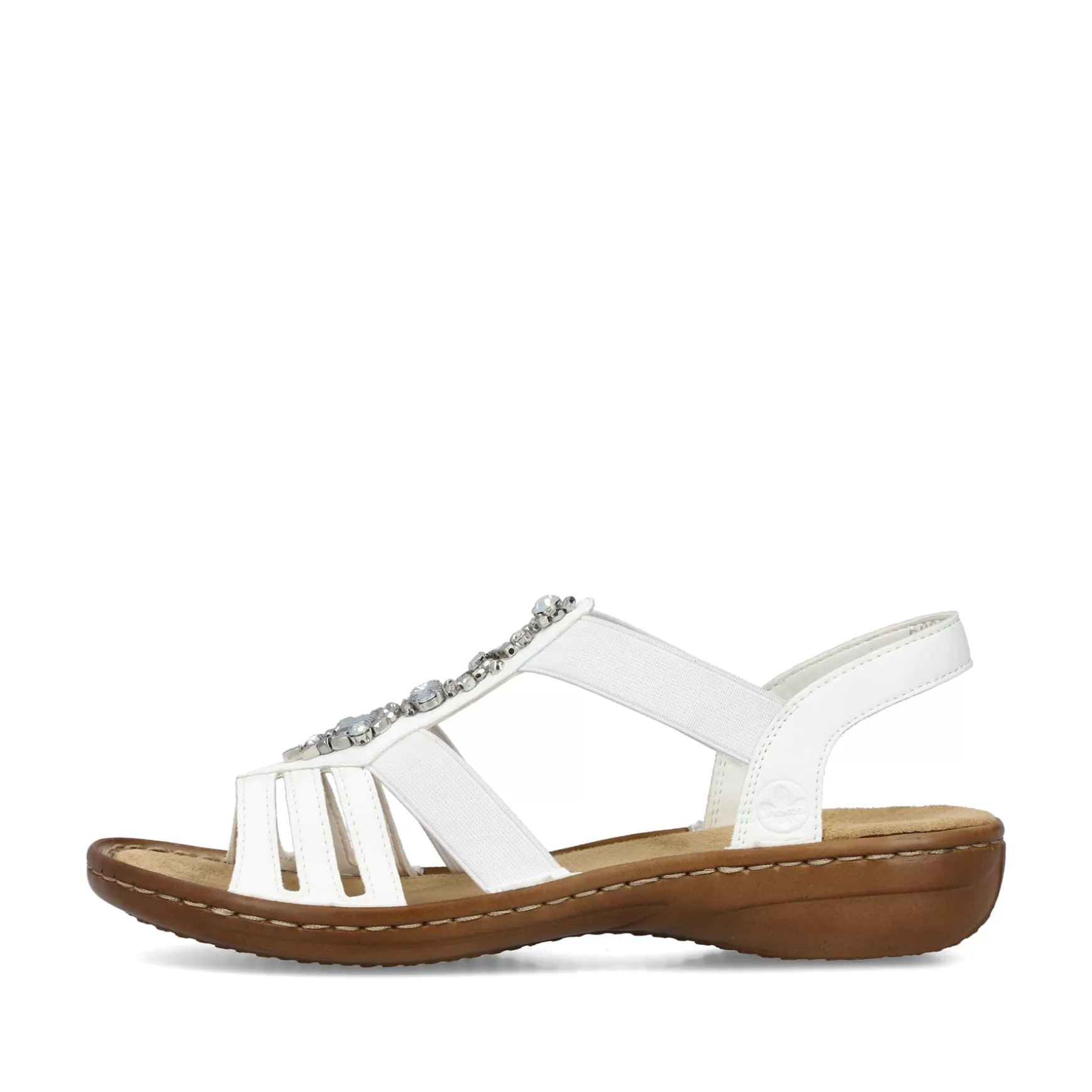 Women'S Strappy Sandals Lily White-Rieker New