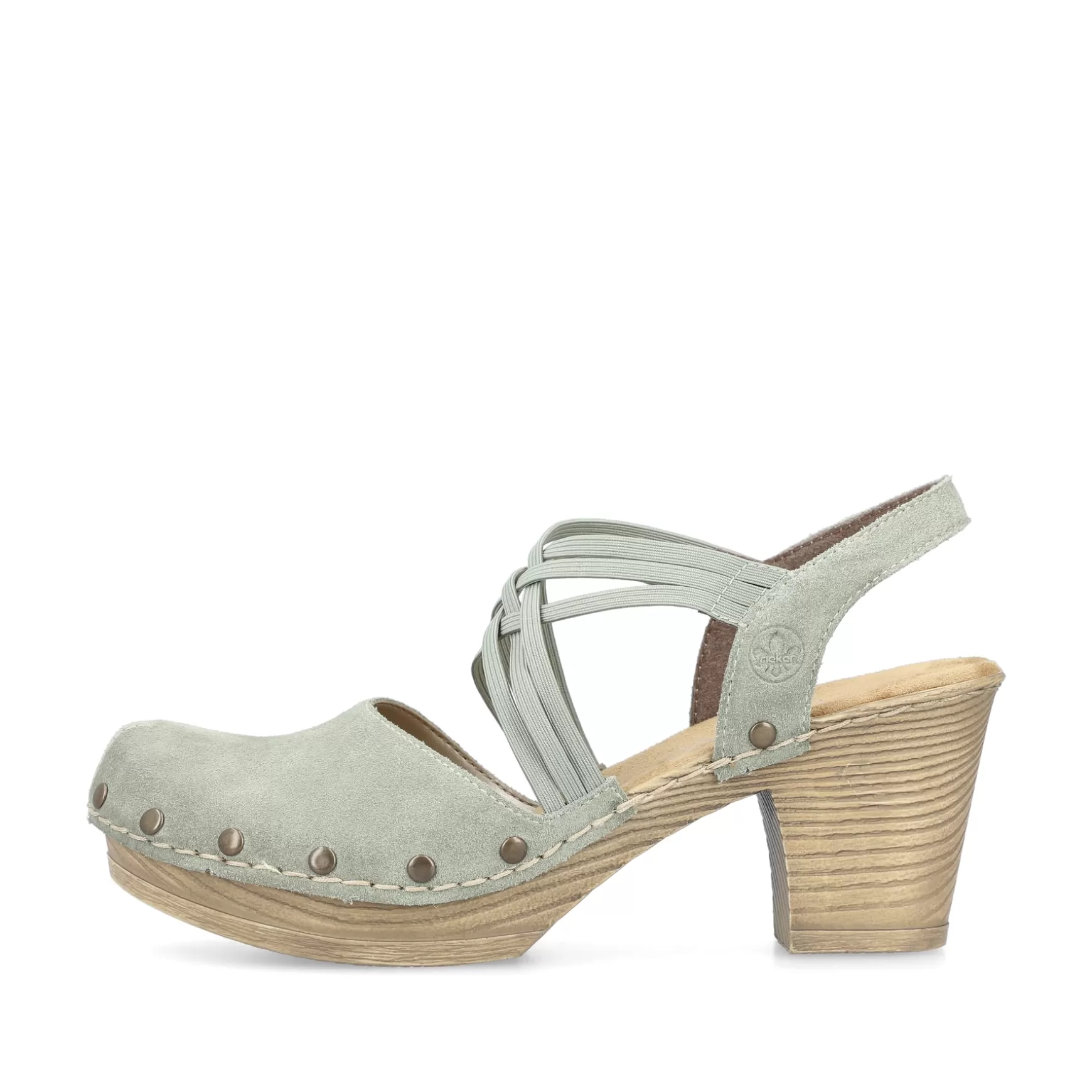 Women'S Strappy Sandals Mint Green-Rieker Hot