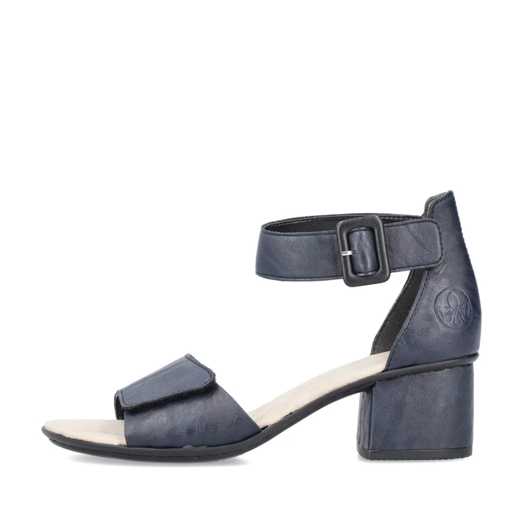 Women'S Strappy Sandals Navy Blue-Rieker Online