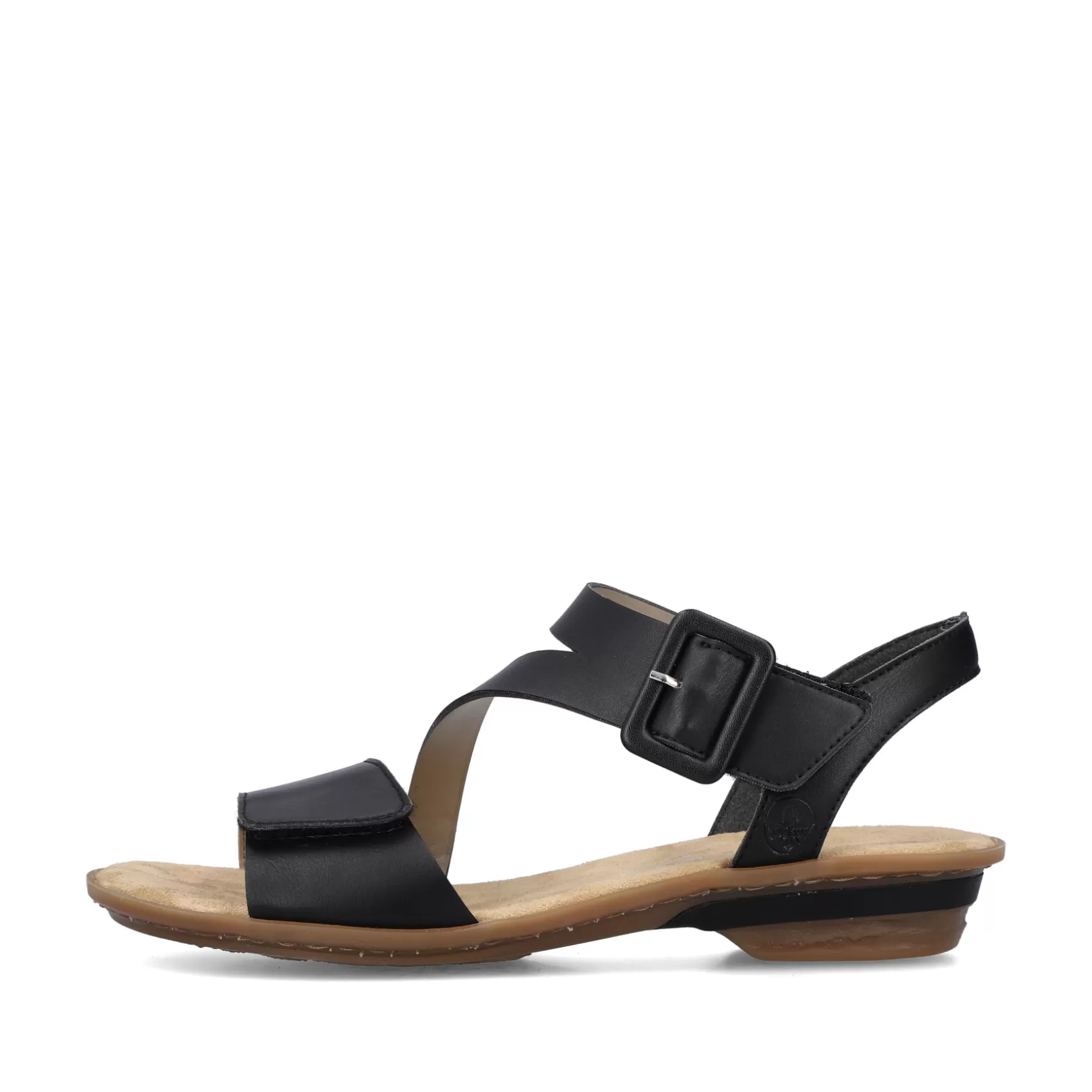 Women'S Strappy Sandals Night Black-Rieker Sale