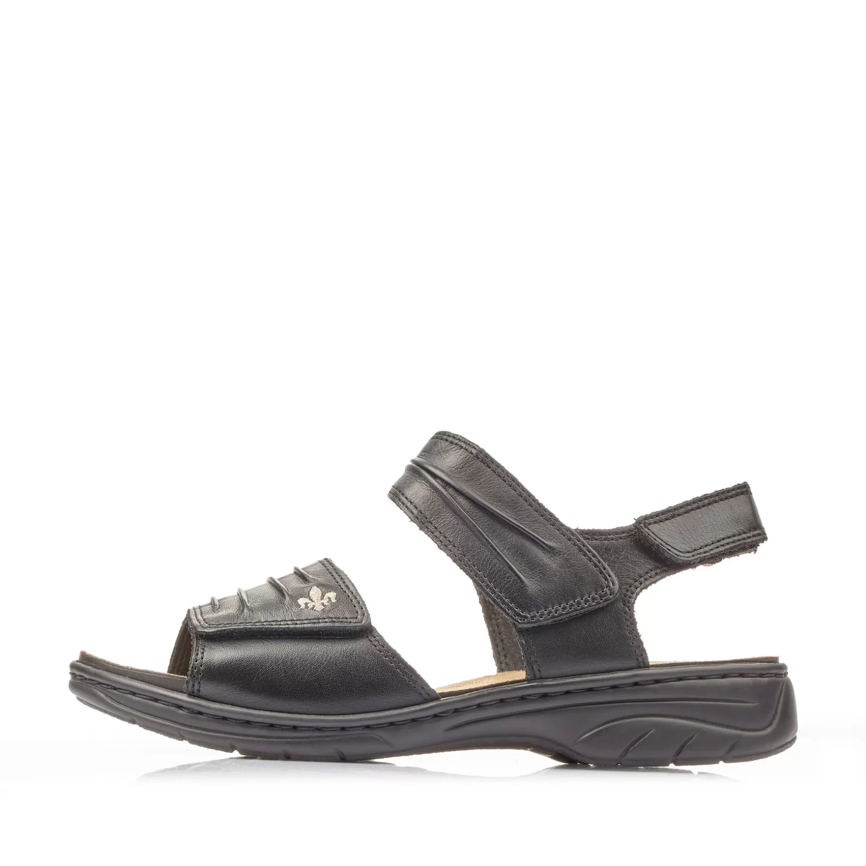 Women'S Strappy Sandals Night Black-Rieker Online