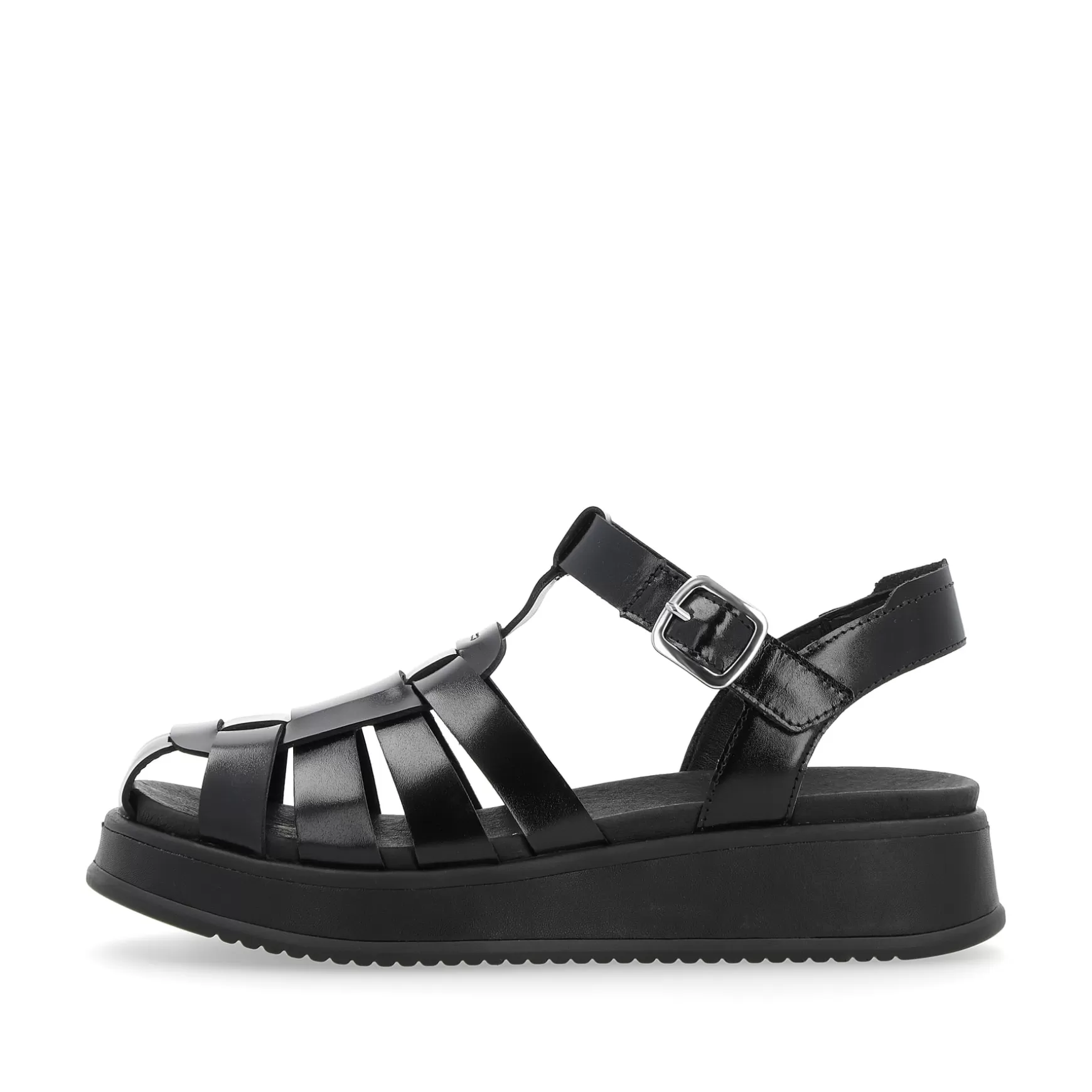 Women'S Strappy Sandals Noir-Rieker Hot