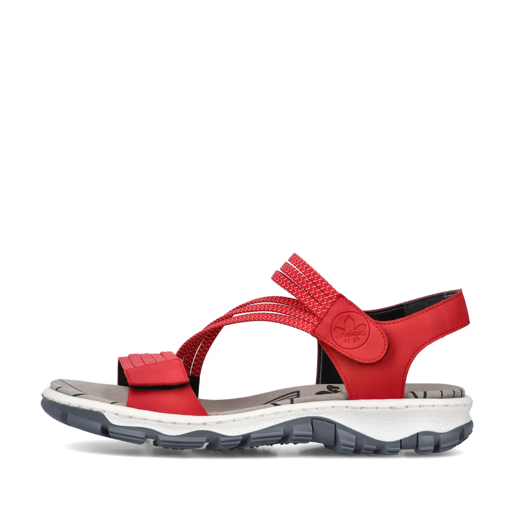 Women'S Trekking Sandals Cherry Red-Rieker Cheap