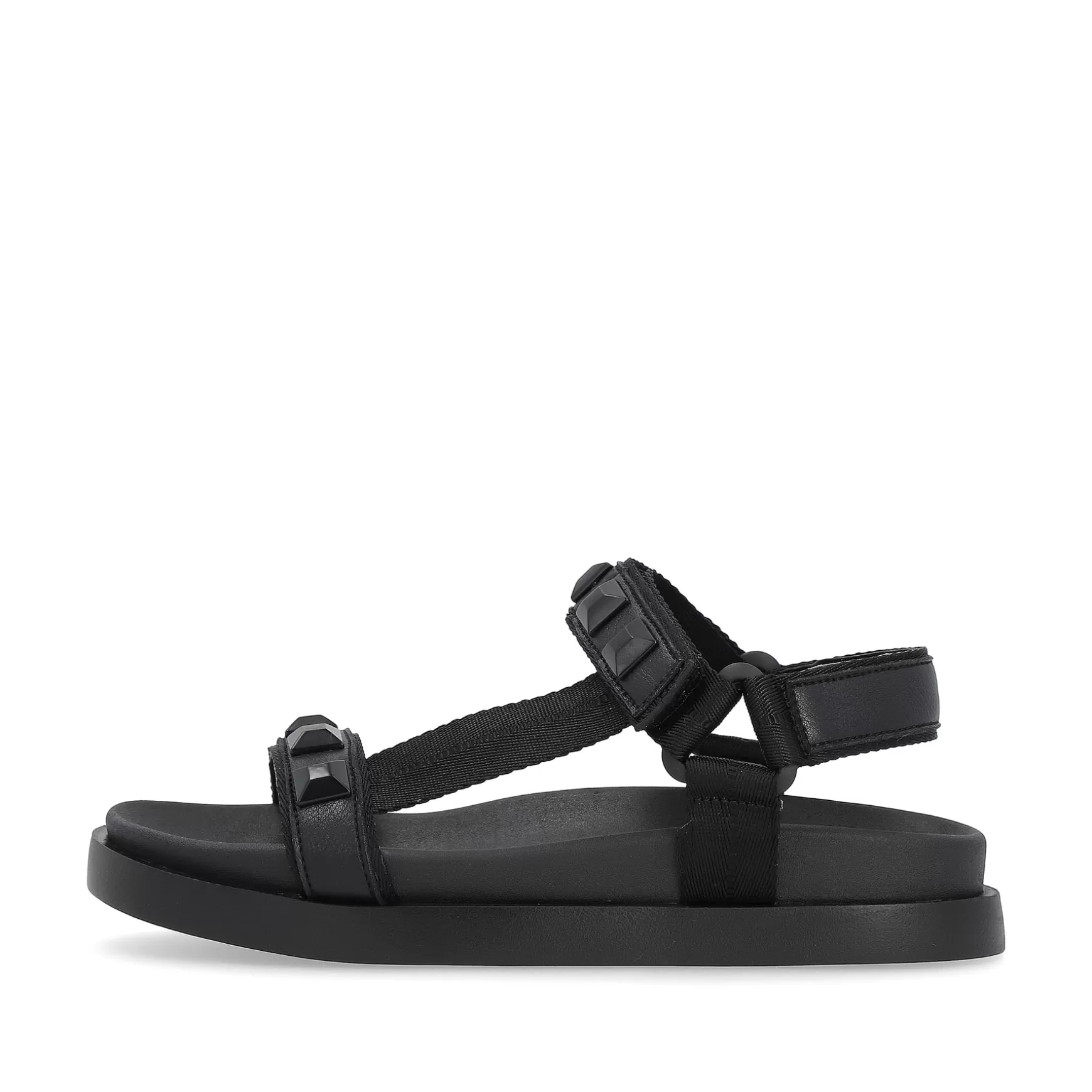 Women'S Trekking Sandals Deep Black-Rieker Clearance