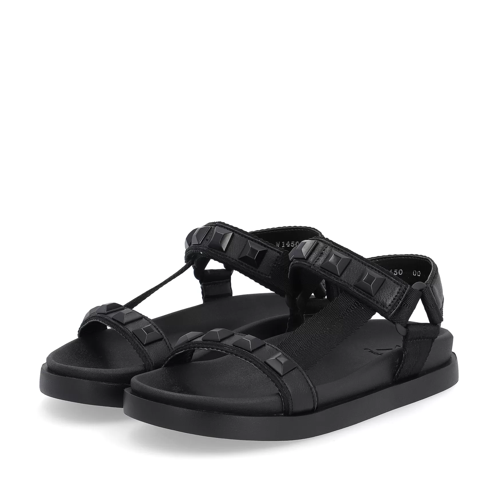 Women'S Trekking Sandals Deep Black-Rieker Clearance