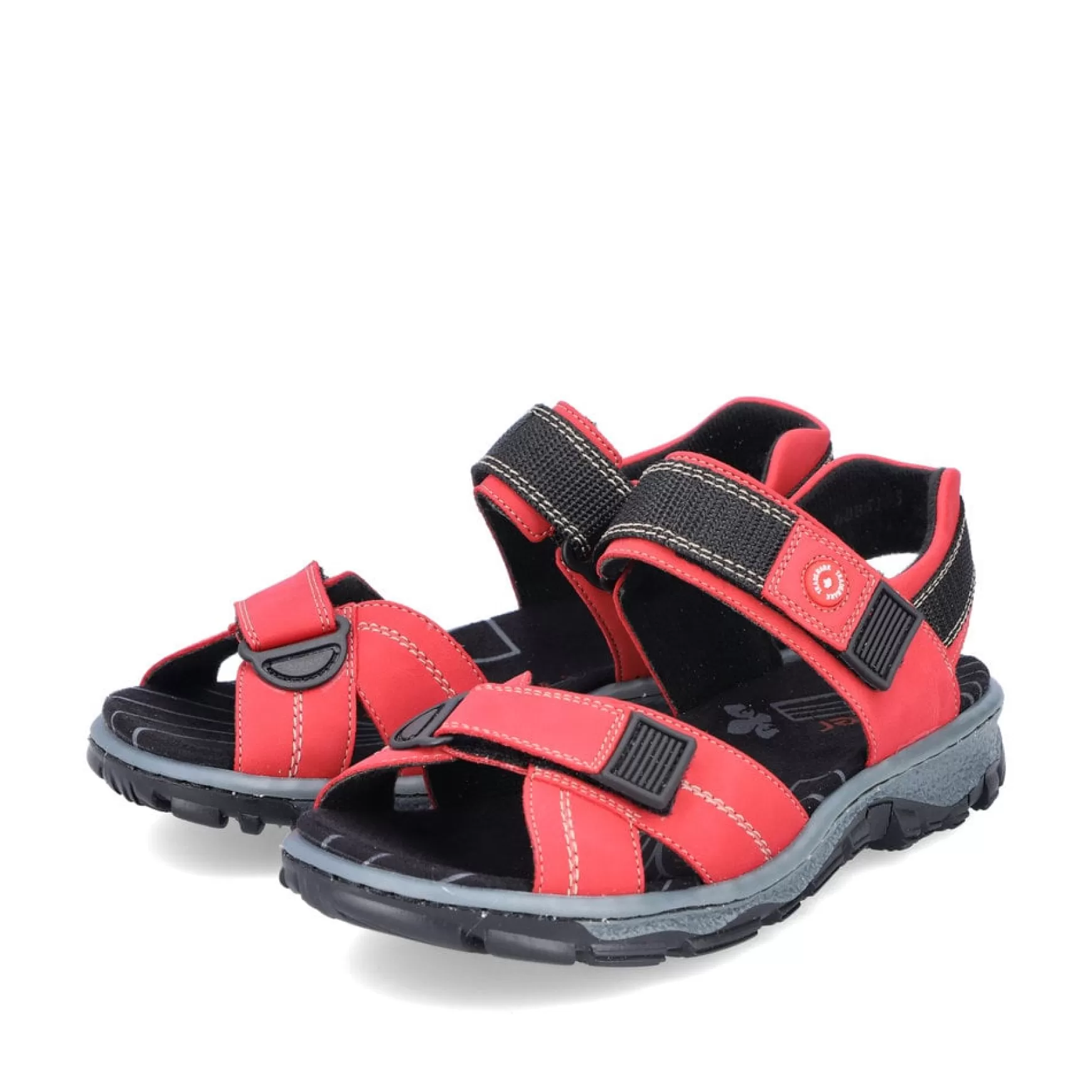 Women'S Trekking Sandals Fire Red-Rieker Online