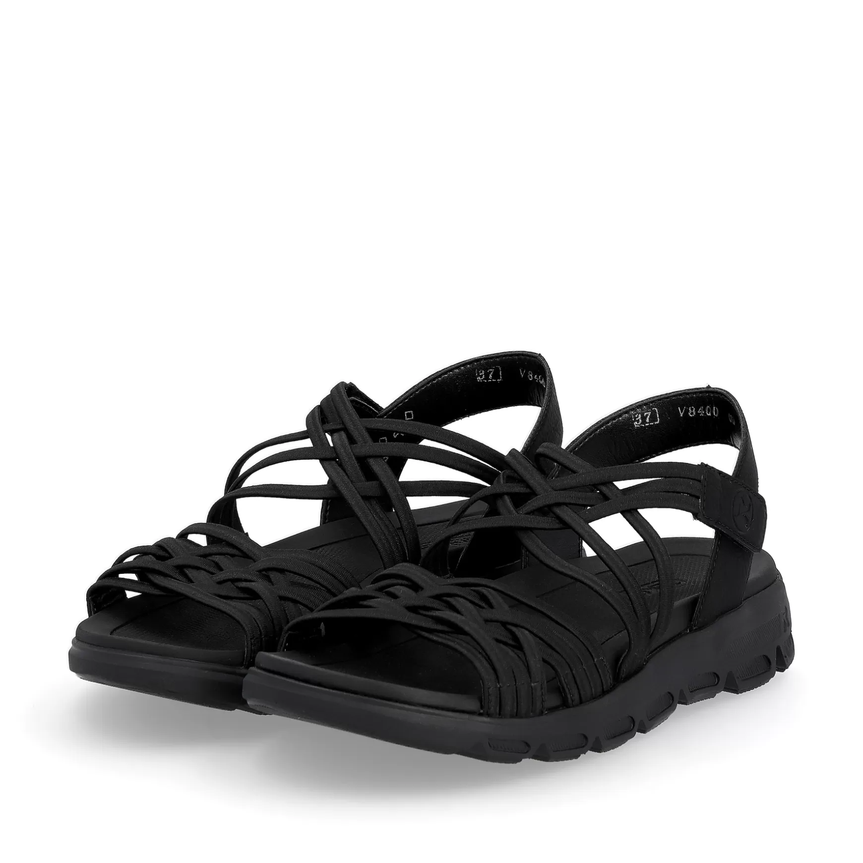 Women'S Trekking Sandals Midnight Black-Rieker Clearance