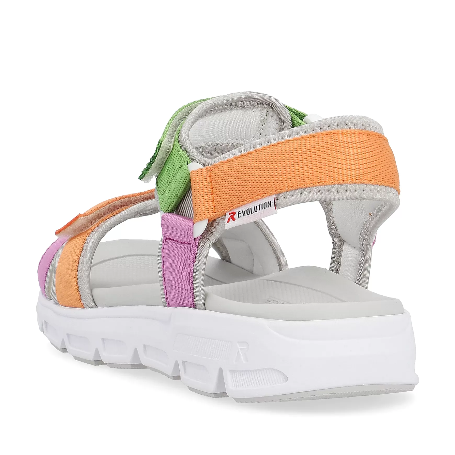 Women'S Trekking Sandals Multicolored-Rieker Flash Sale