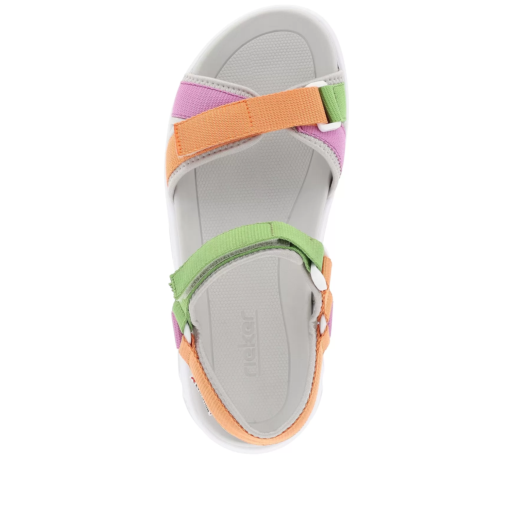 Women'S Trekking Sandals Multicolored-Rieker Flash Sale