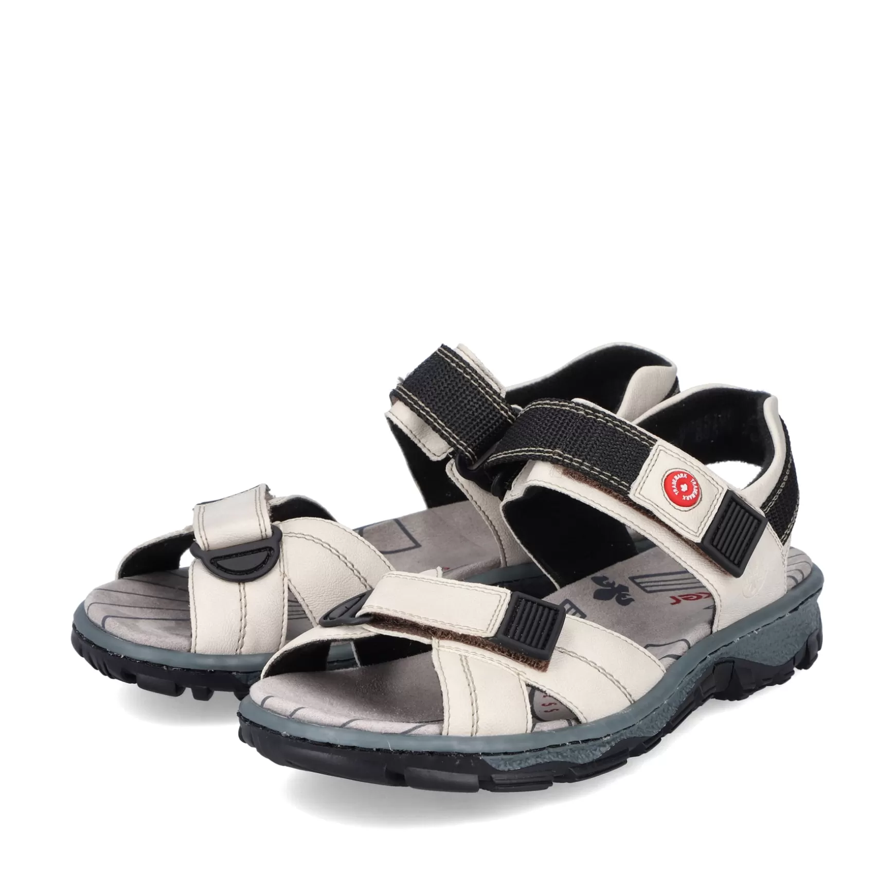 Women'S Trekking Sandals Pearl White-Rieker Sale