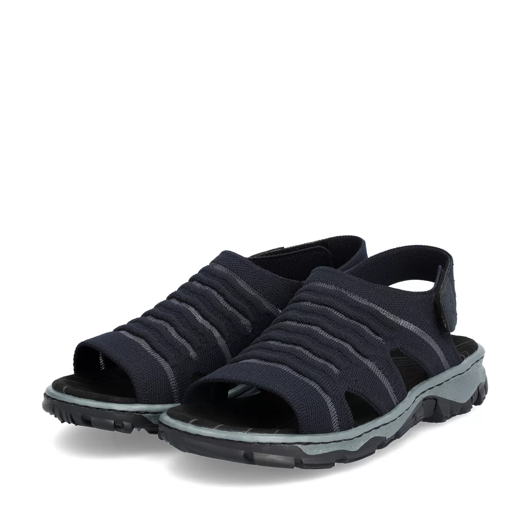 Women'S Trekking Sandals Steel Blue-Rieker Shop